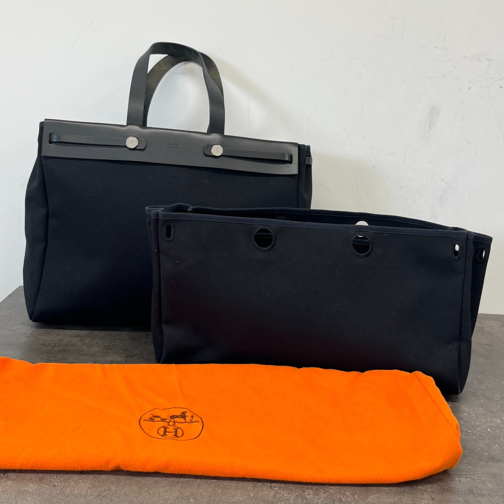 Women's Toile Herbag Cabas Mm Bag Black