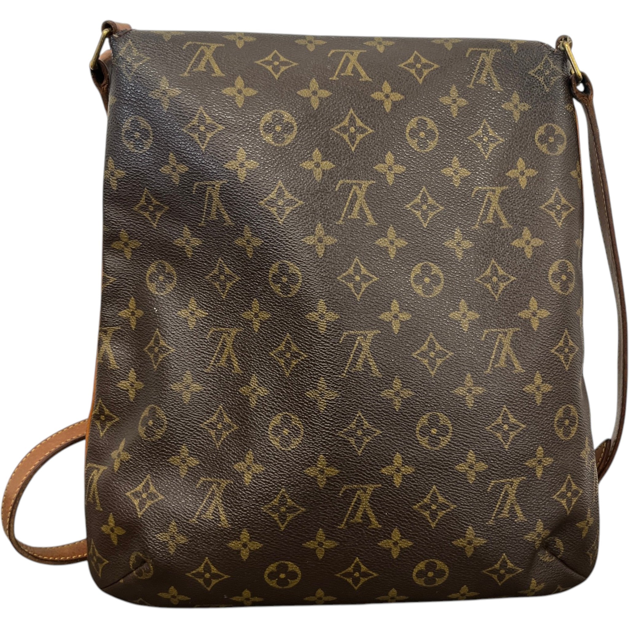 Women's Musette Messenger Bag Brown