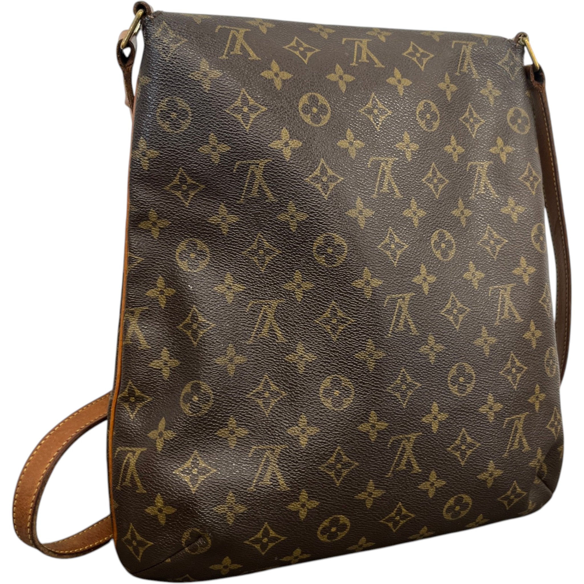 Women's Musette Messenger Bag Brown