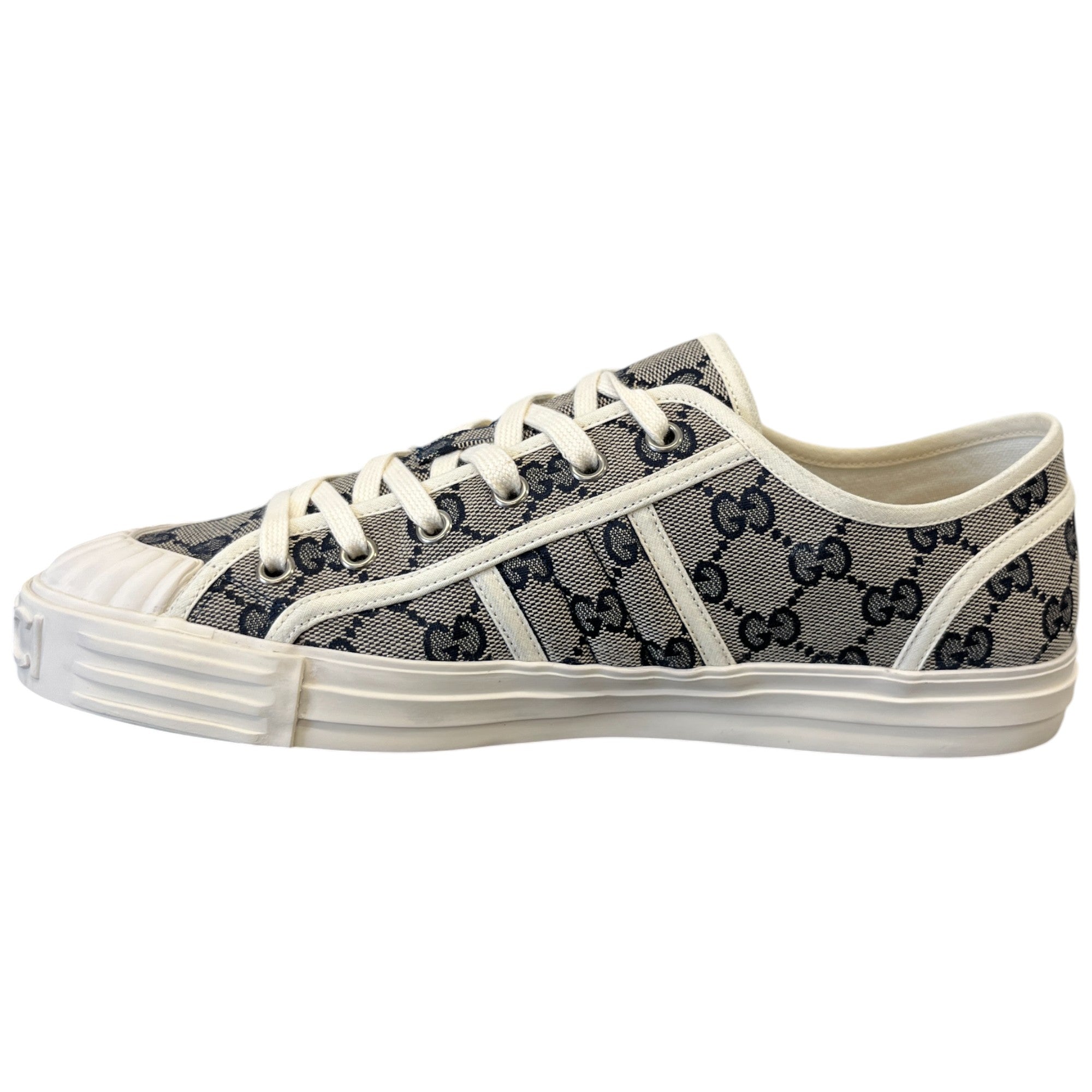 Men's Julio Gg Canvas Low Trainers Beige Size EU 41.5 / UK 7.5