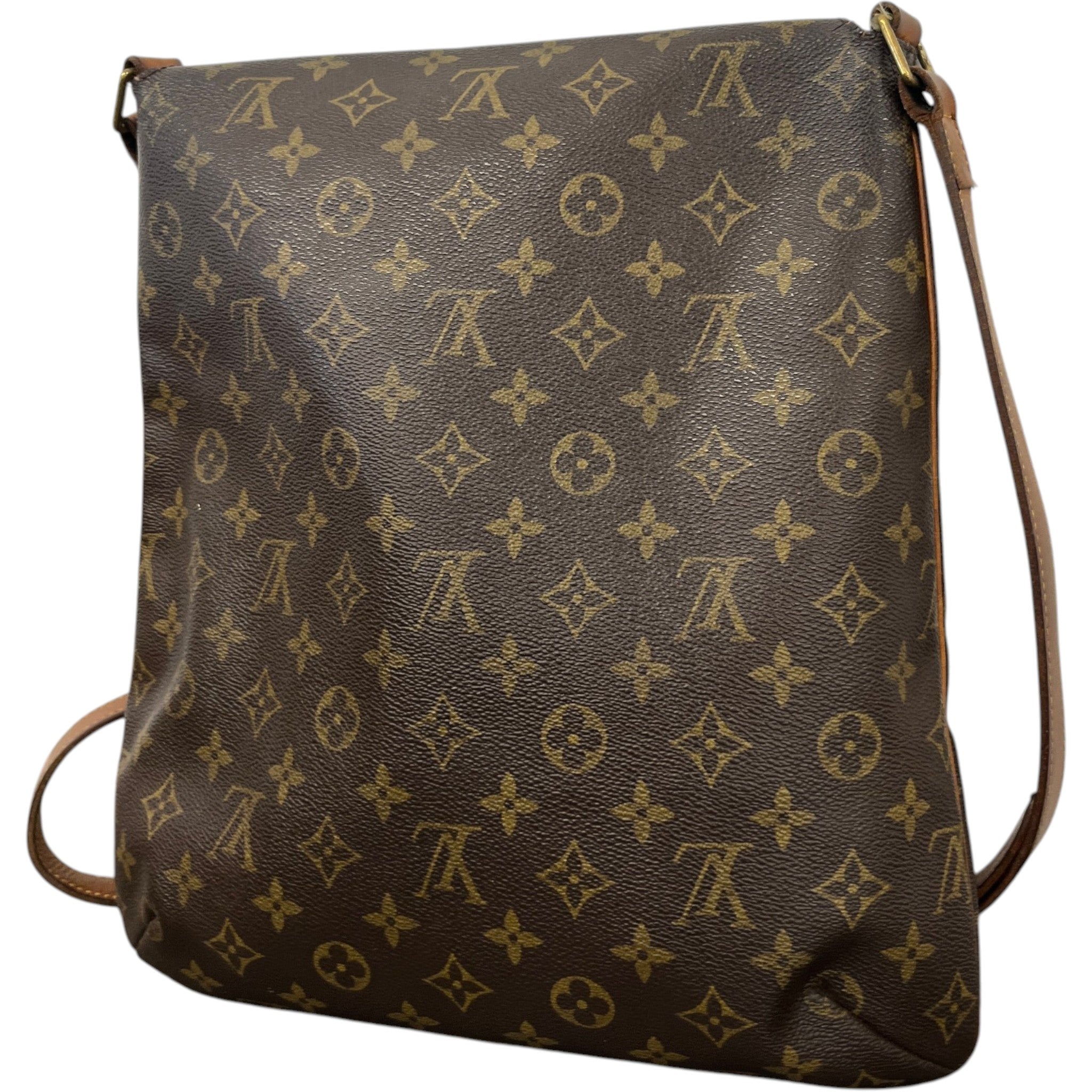 Women's Musette Messenger Bag Brown