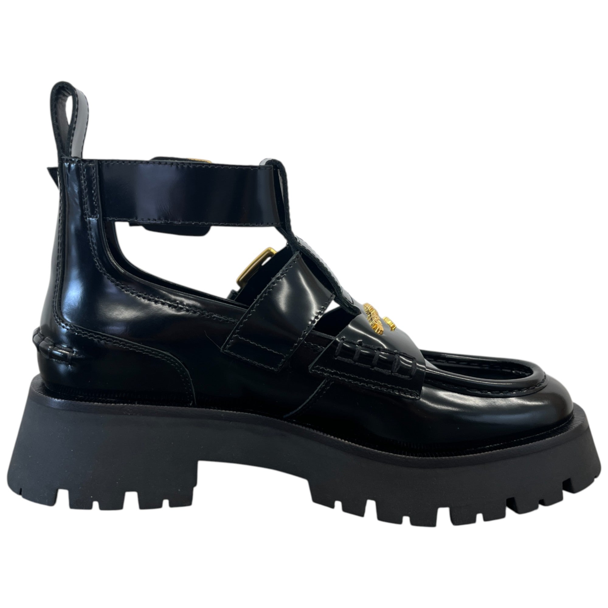 Women's Carter Ankle Strap Boots Black Size EU 37 / UK 4