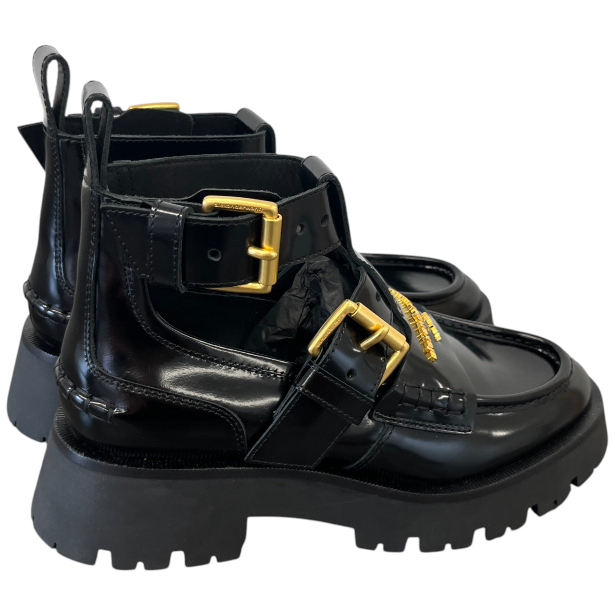 Women's Carter Ankle Strap Boots Black Size EU 37 / UK 4