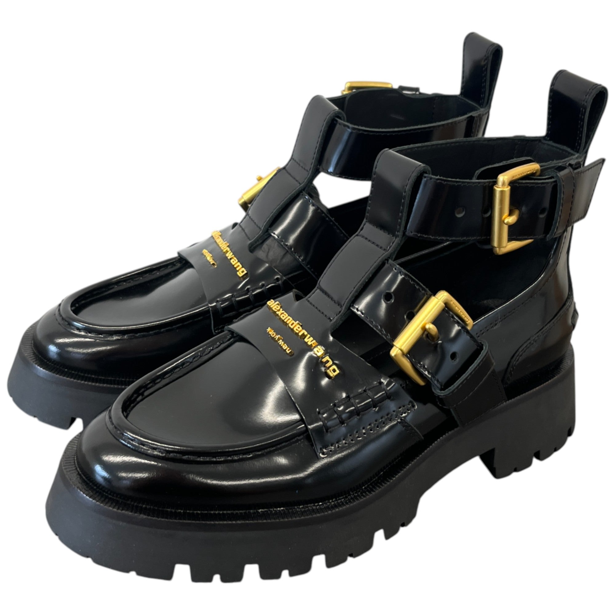 Women's Carter Ankle Strap Boots Black Size EU 37 / UK 4