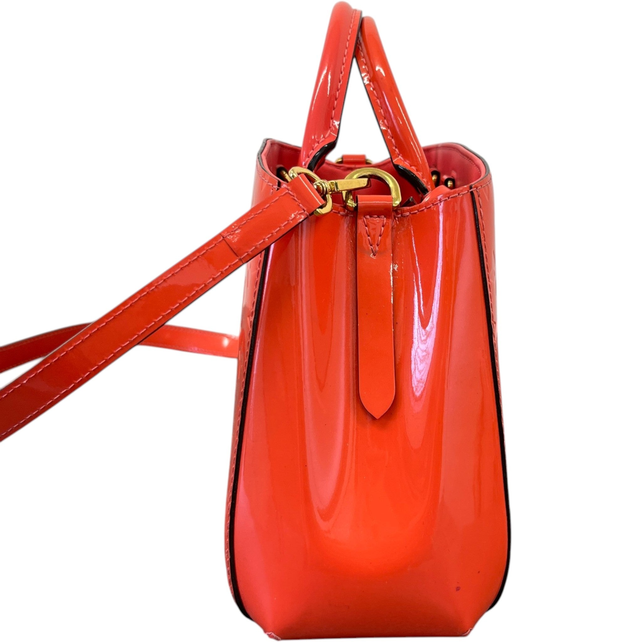 Women's Monogram Vernis Montaigne Bb Bag Orange