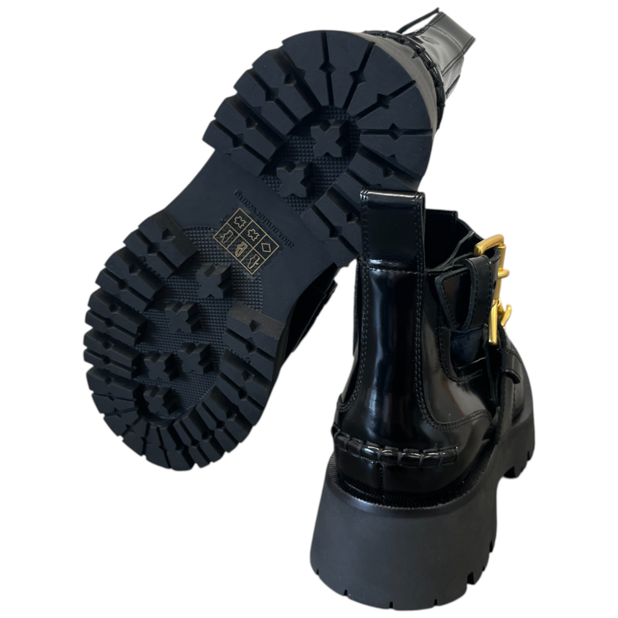 Women's Carter Ankle Strap Boots Black Size EU 37 / UK 4