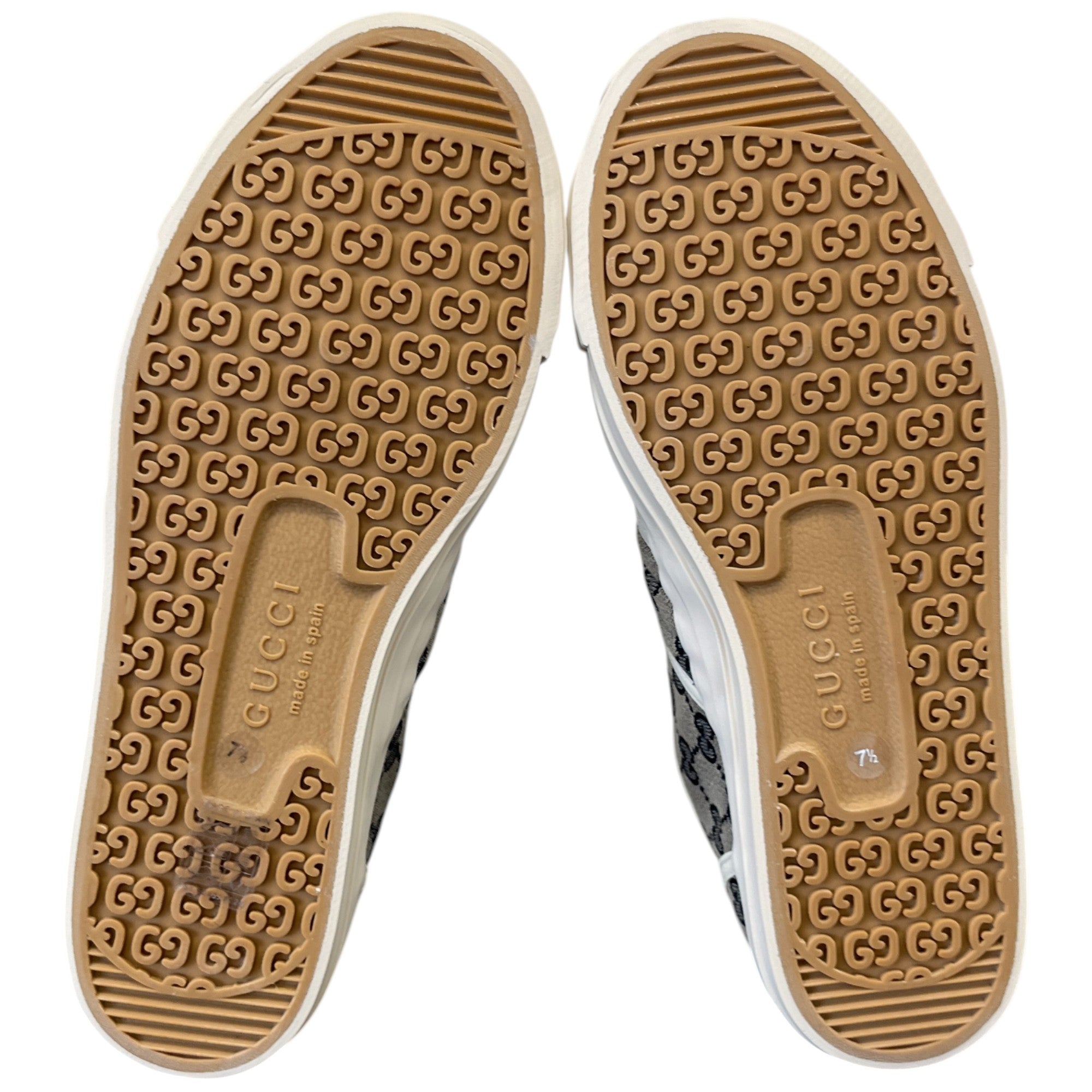 Men's Julio Gg Canvas Low Trainers Beige Size EU 41.5 / UK 7.5