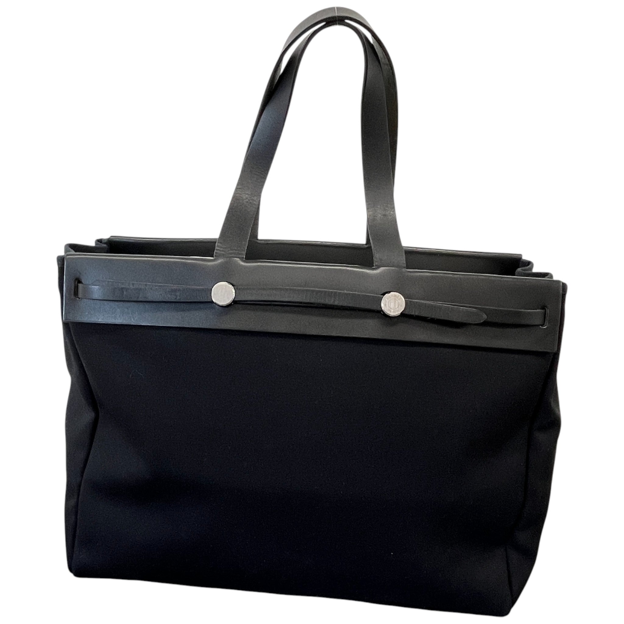 Women's Toile Herbag Cabas Mm Bag Black