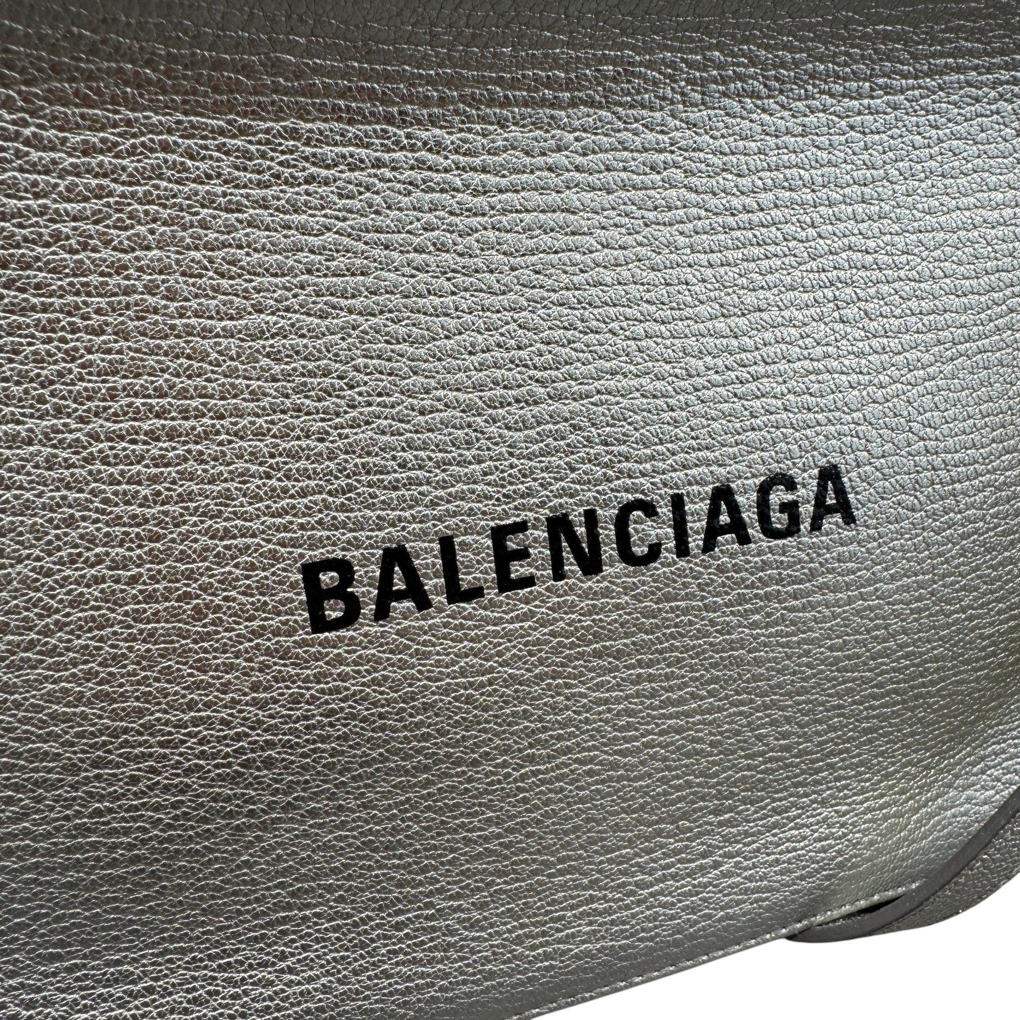 Women's Logo Print Camera Bag Silver
