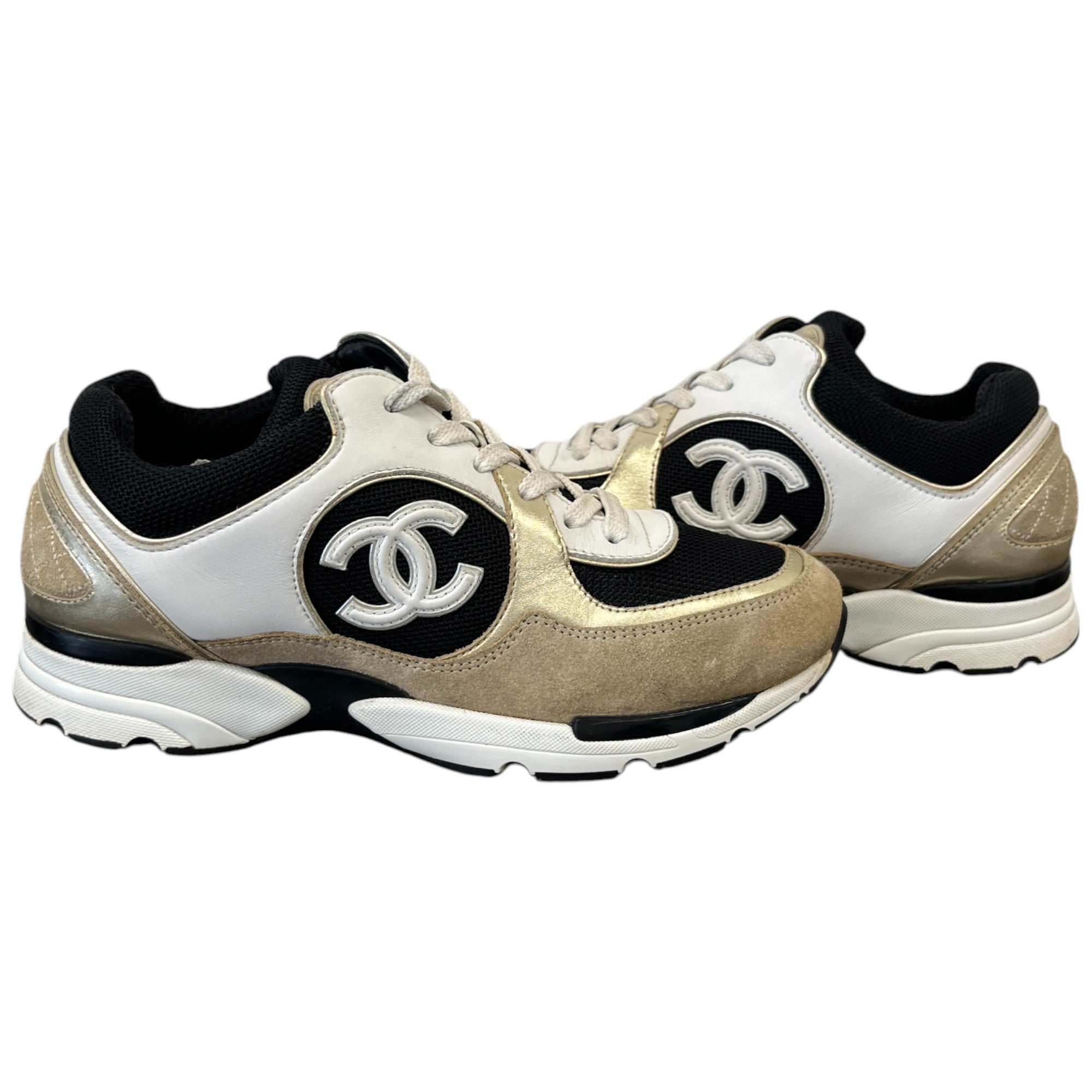 Women's Cc Runners Low Trainers Gold Size EU 37.5 / UK 4.5