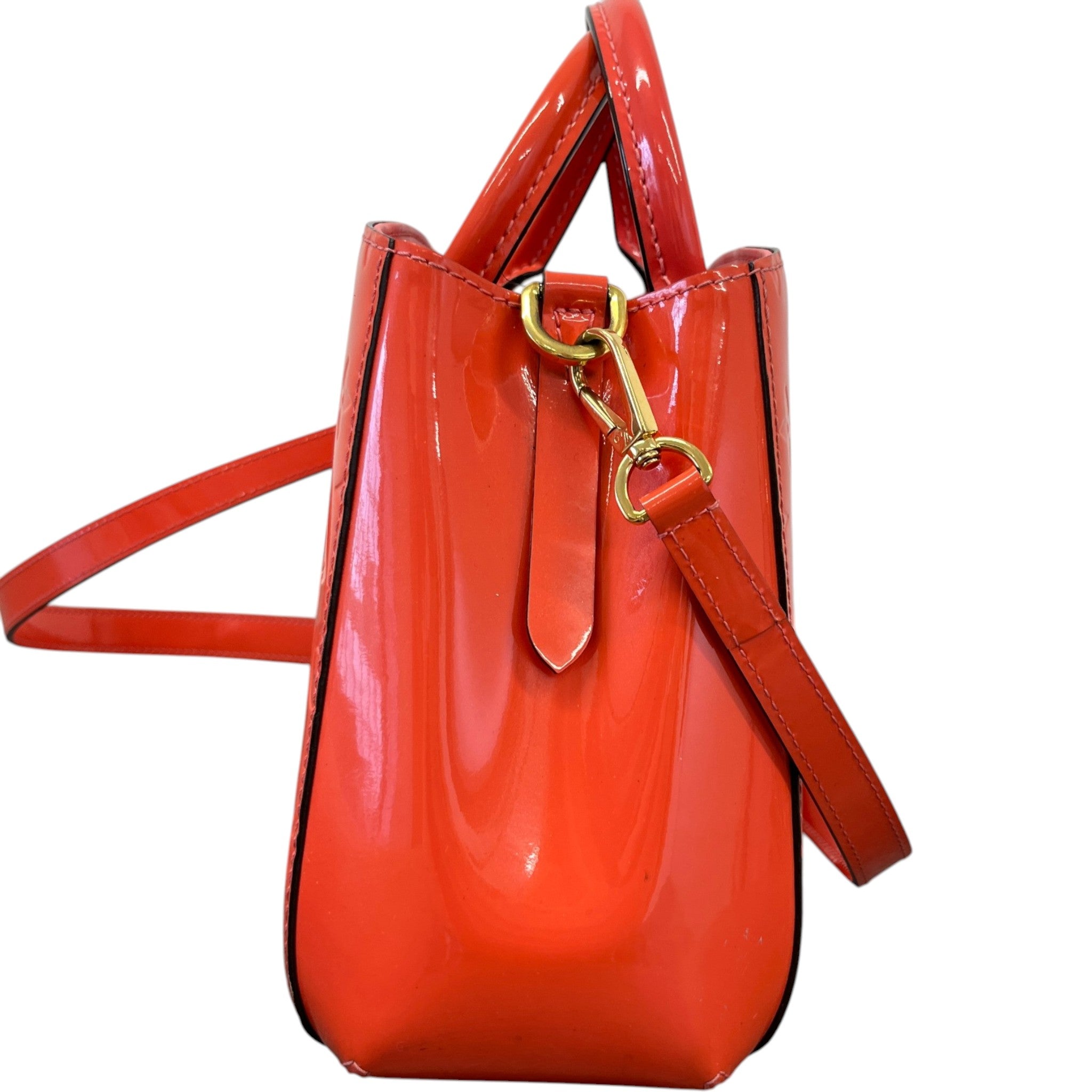 Women's Monogram Vernis Montaigne Bb Bag Orange