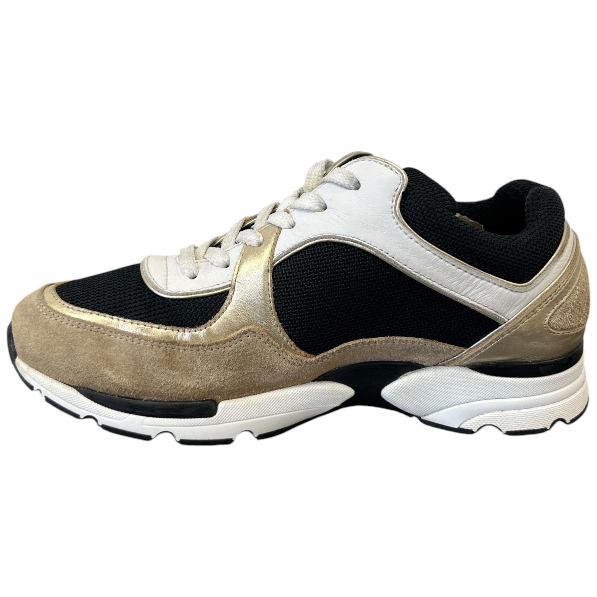 Women's Cc Runners Low Trainers Gold Size EU 37.5 / UK 4.5
