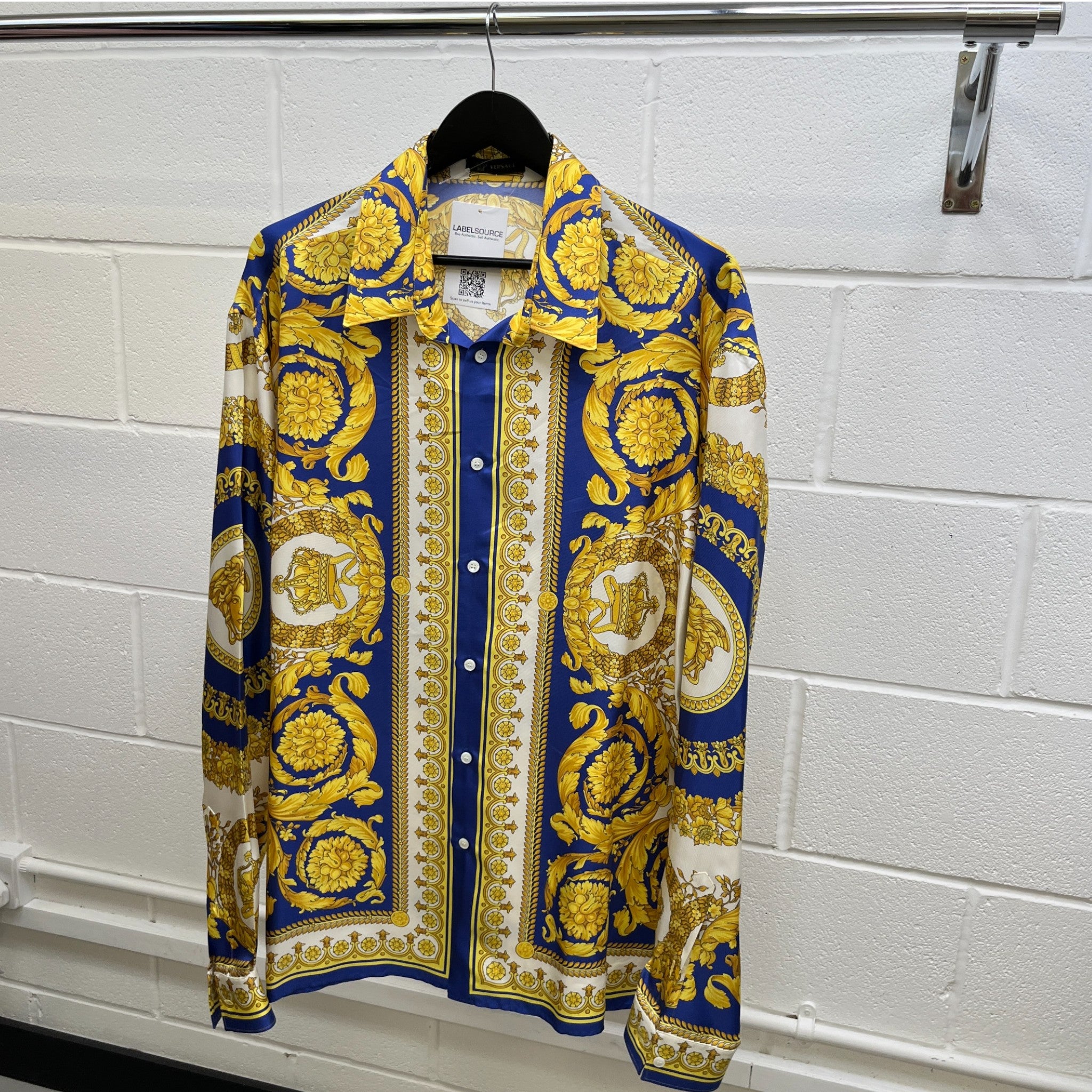 Men's Barocco Shirt Multi-Coloured Size IT 46 / UK S