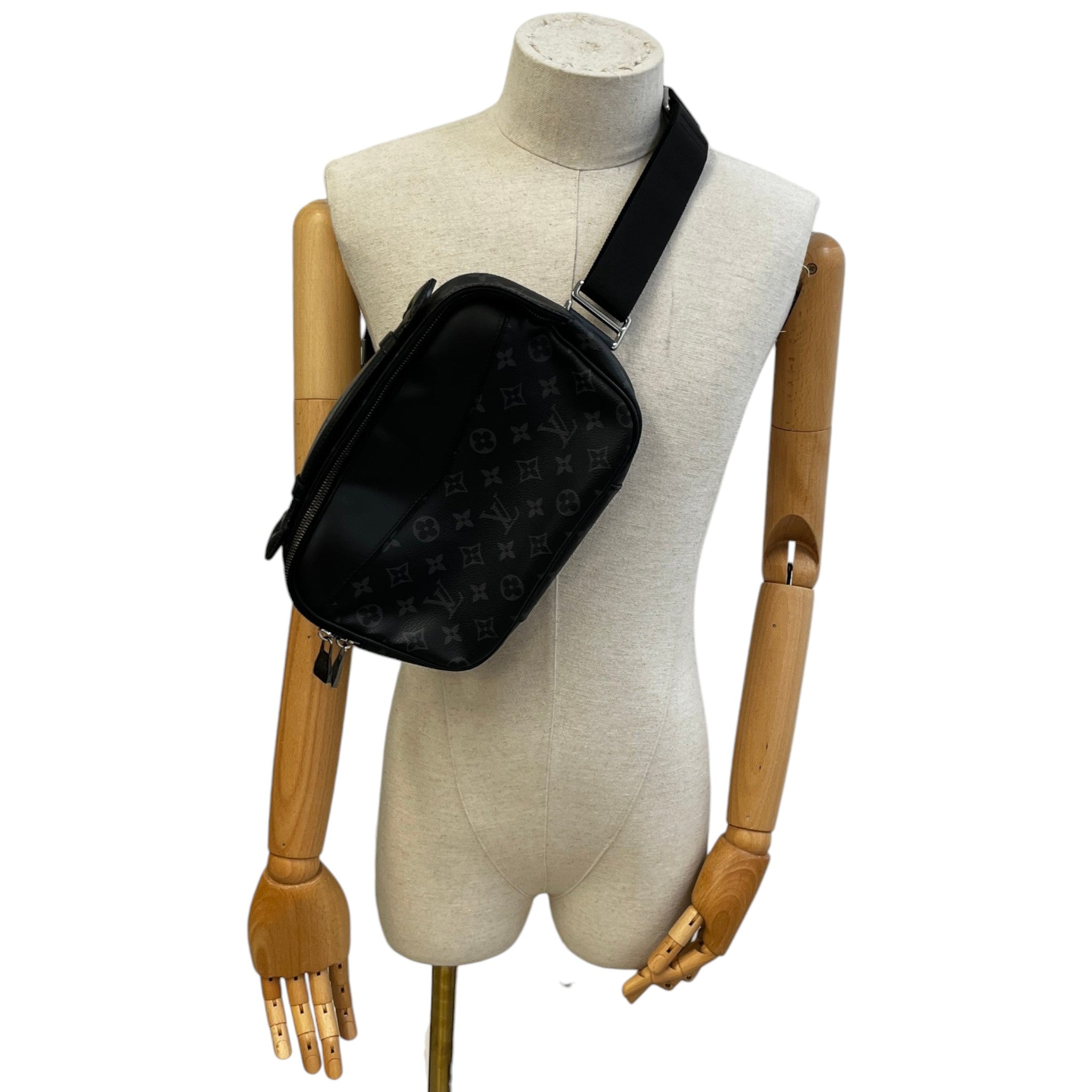 Men's Monogram Eclipse Explorer Belt Bag Black