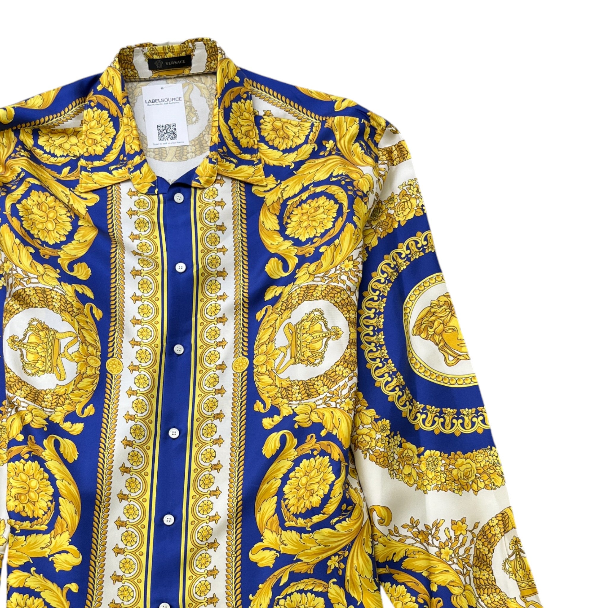 Men's Barocco Shirt Multi-Coloured Size IT 46 / UK S