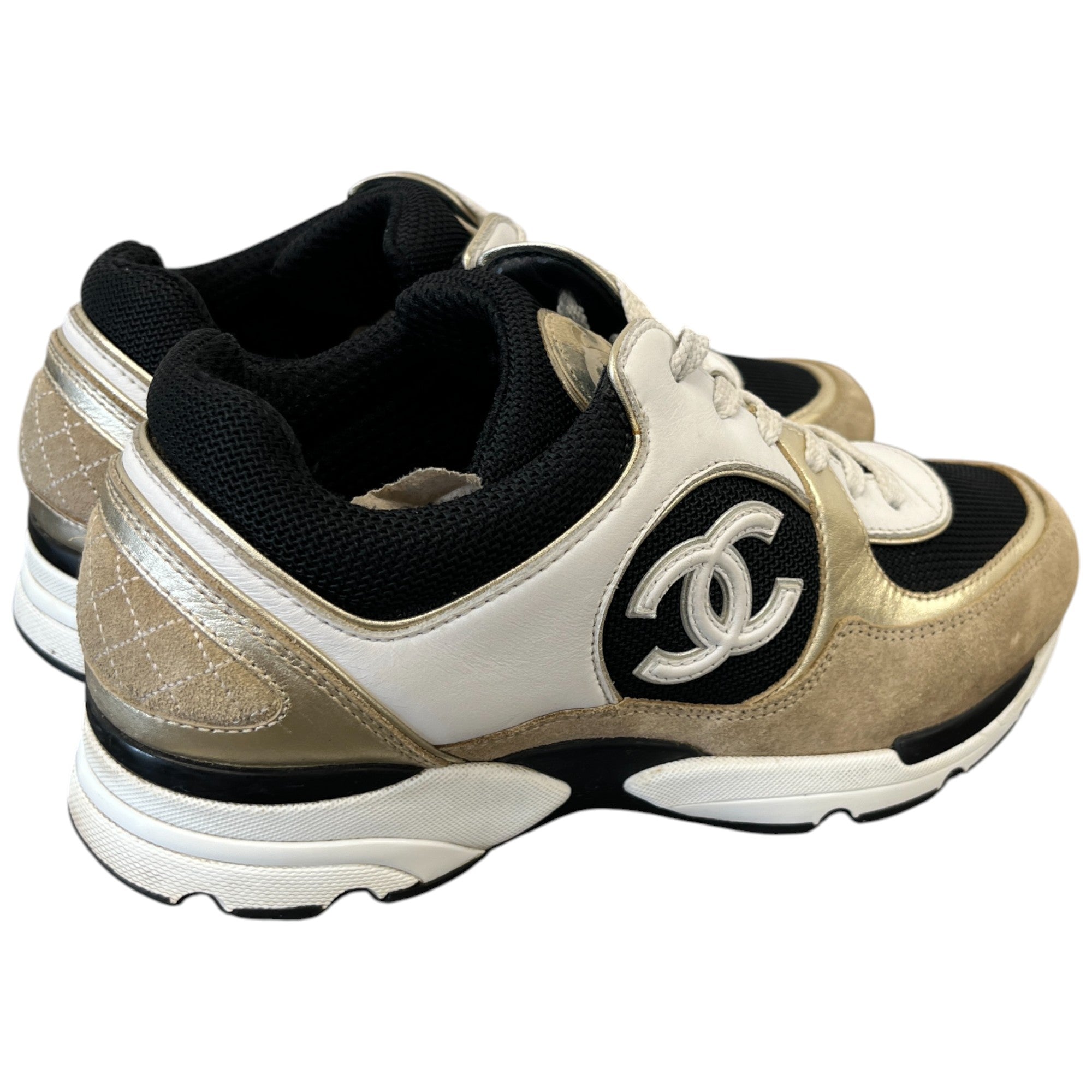 Women's Cc Runners Low Trainers Gold Size EU 37.5 / UK 4.5