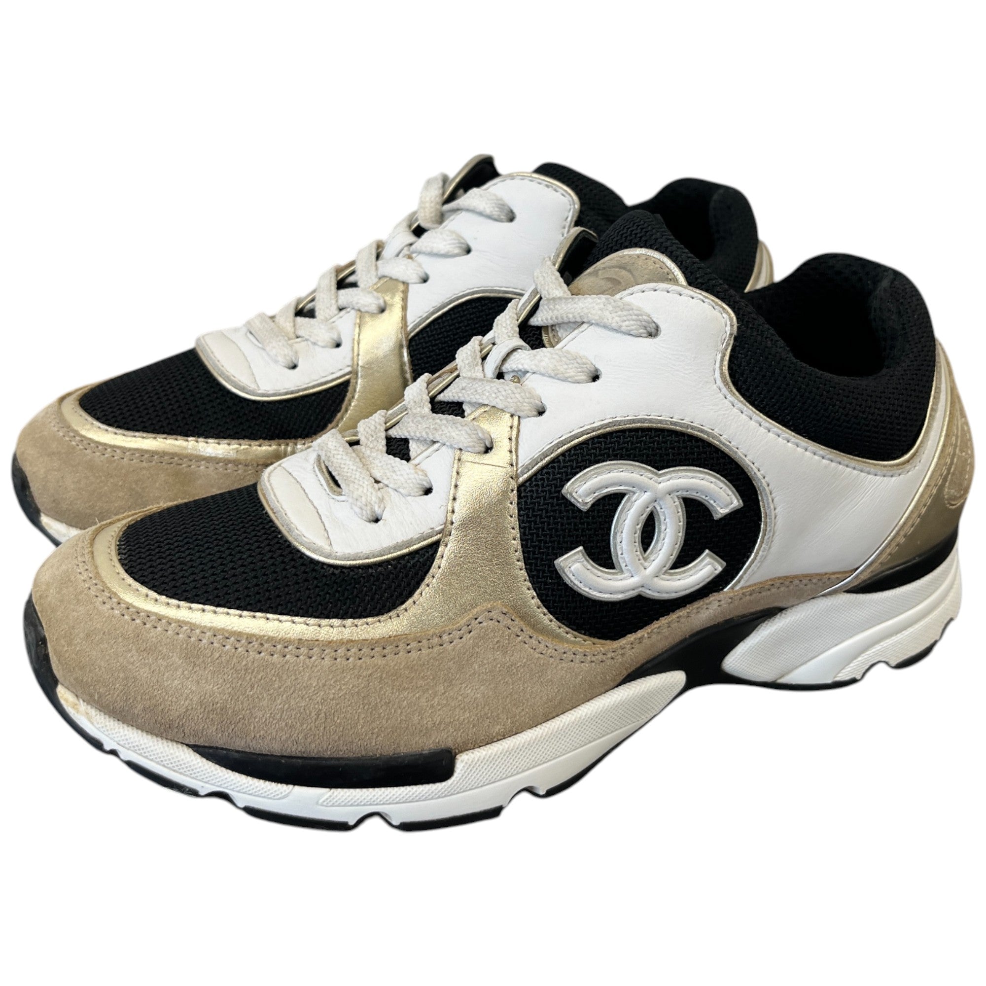 Women's Cc Runners Low Trainers Gold Size EU 37.5 / UK 4.5