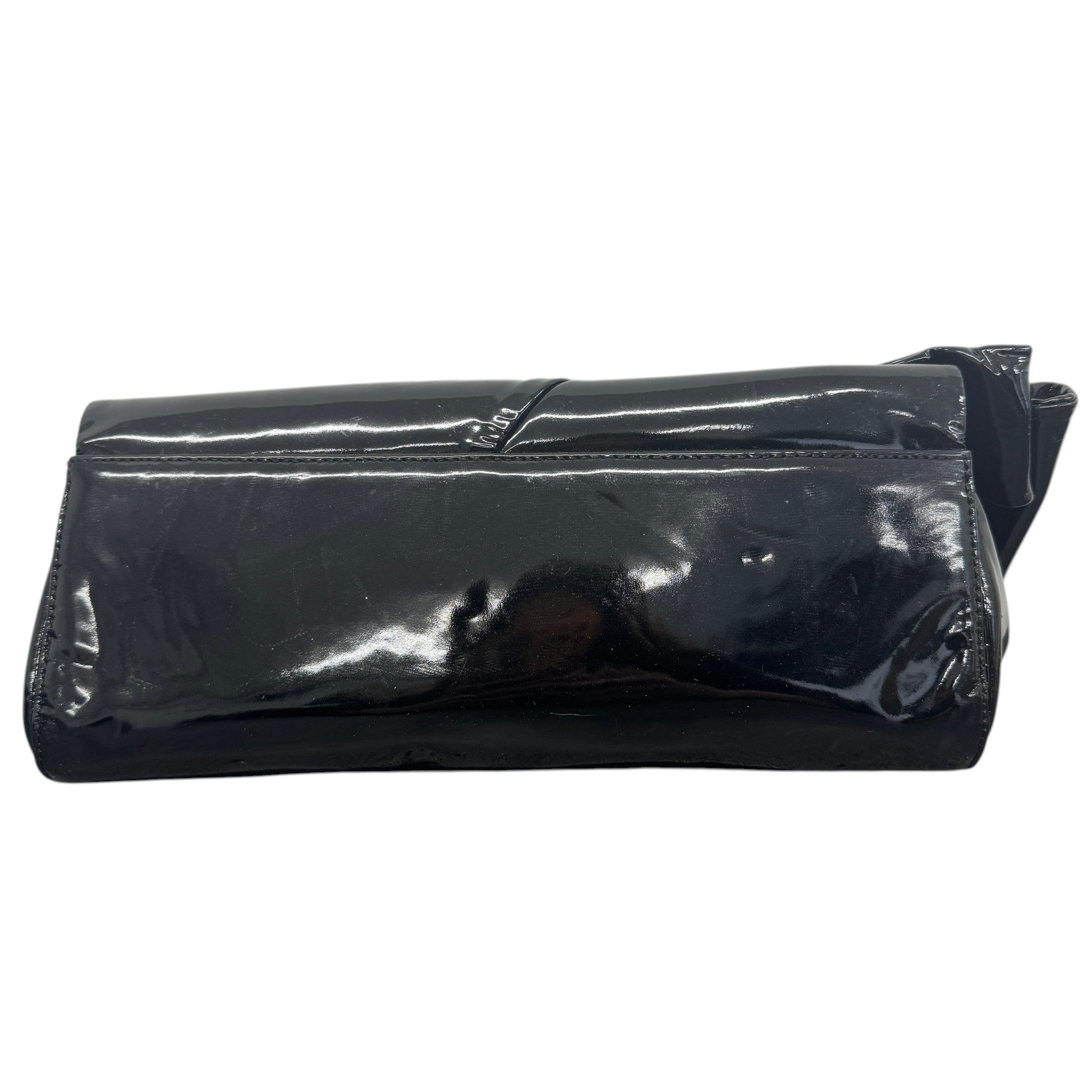 Women's Patent Leather Bow Bag Black