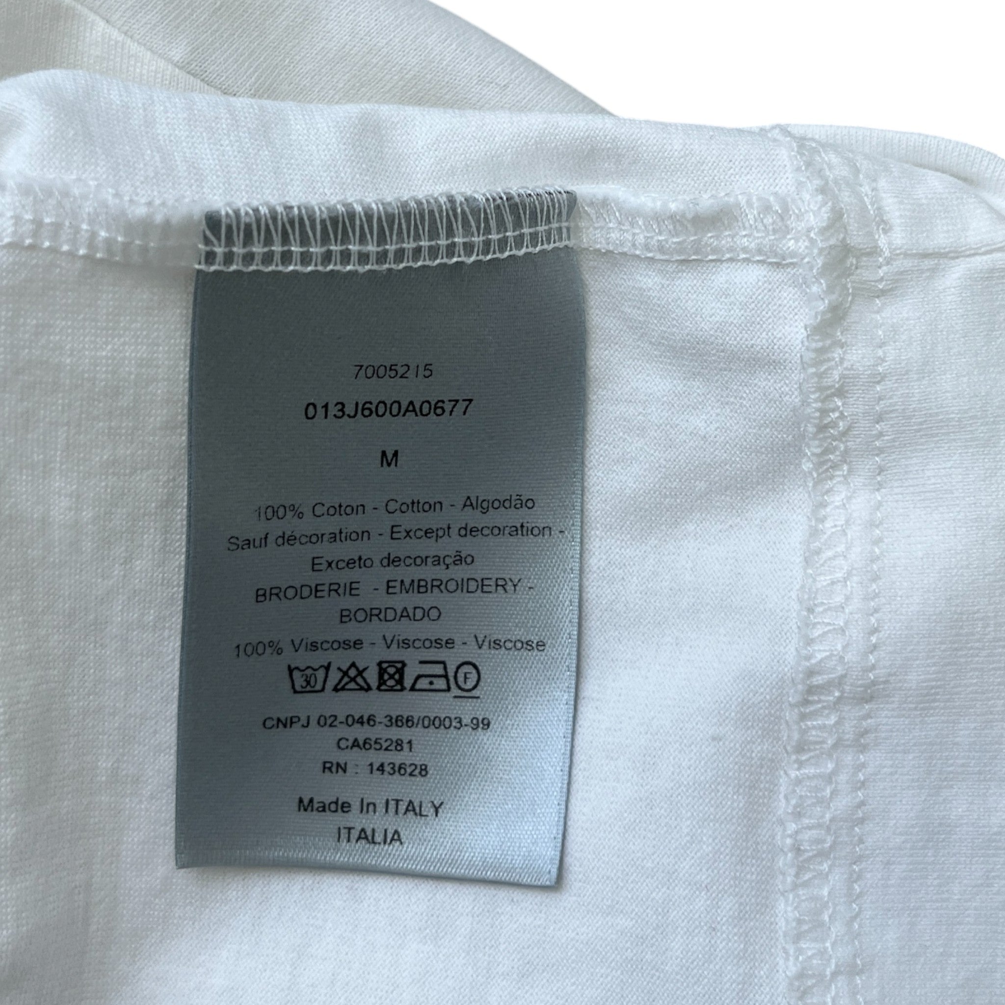 Men's Cd Icon T-Shirt White Size M