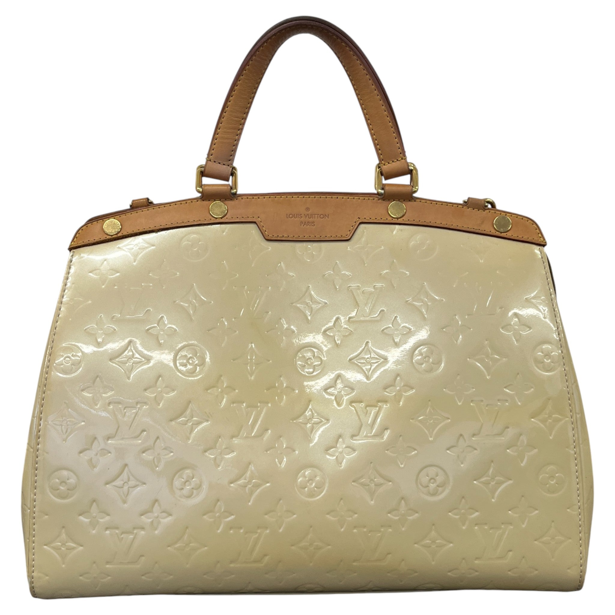 Women's Vernis Leather Brea Mm Bag Yellow