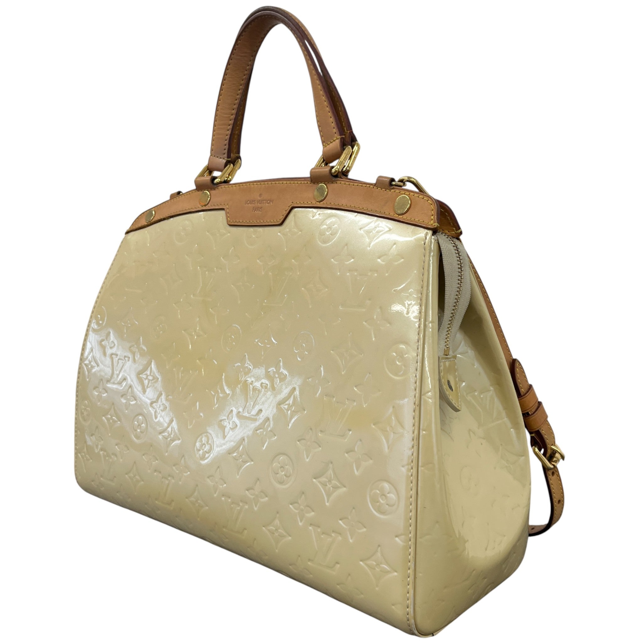 Women's Vernis Leather Brea Mm Bag Yellow