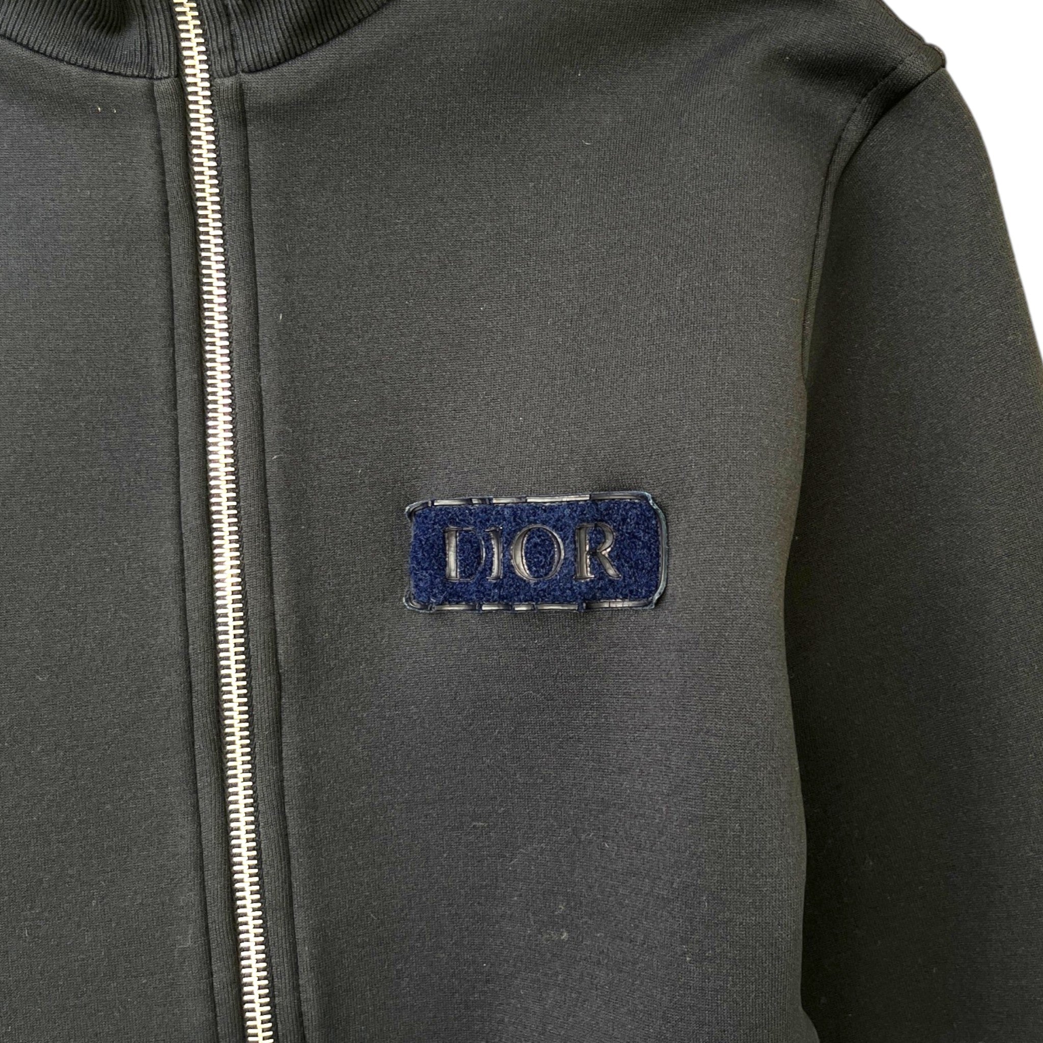 Men's Technical Fabric Track Jacket Navy Size XS