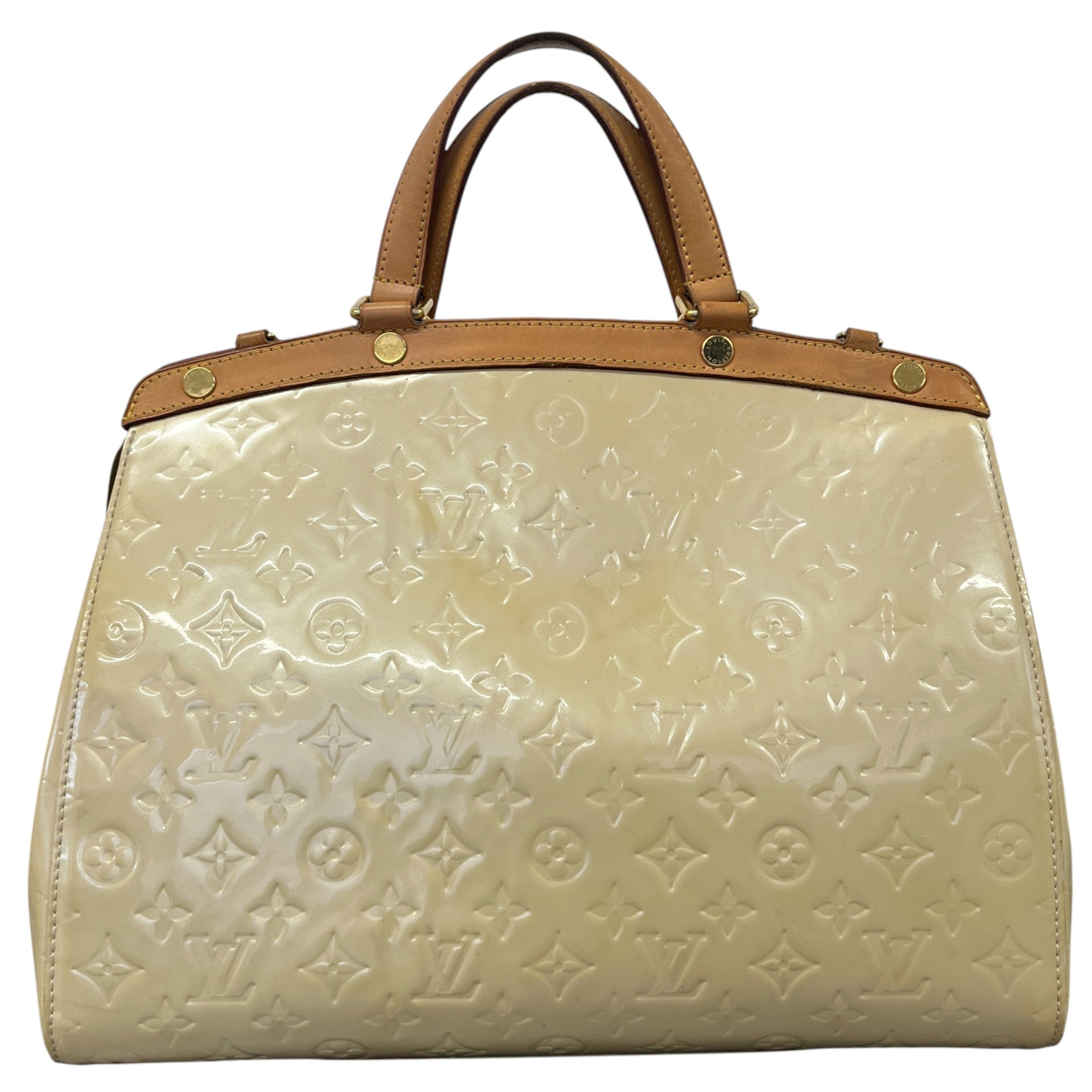 Women's Vernis Leather Brea Mm Bag Yellow
