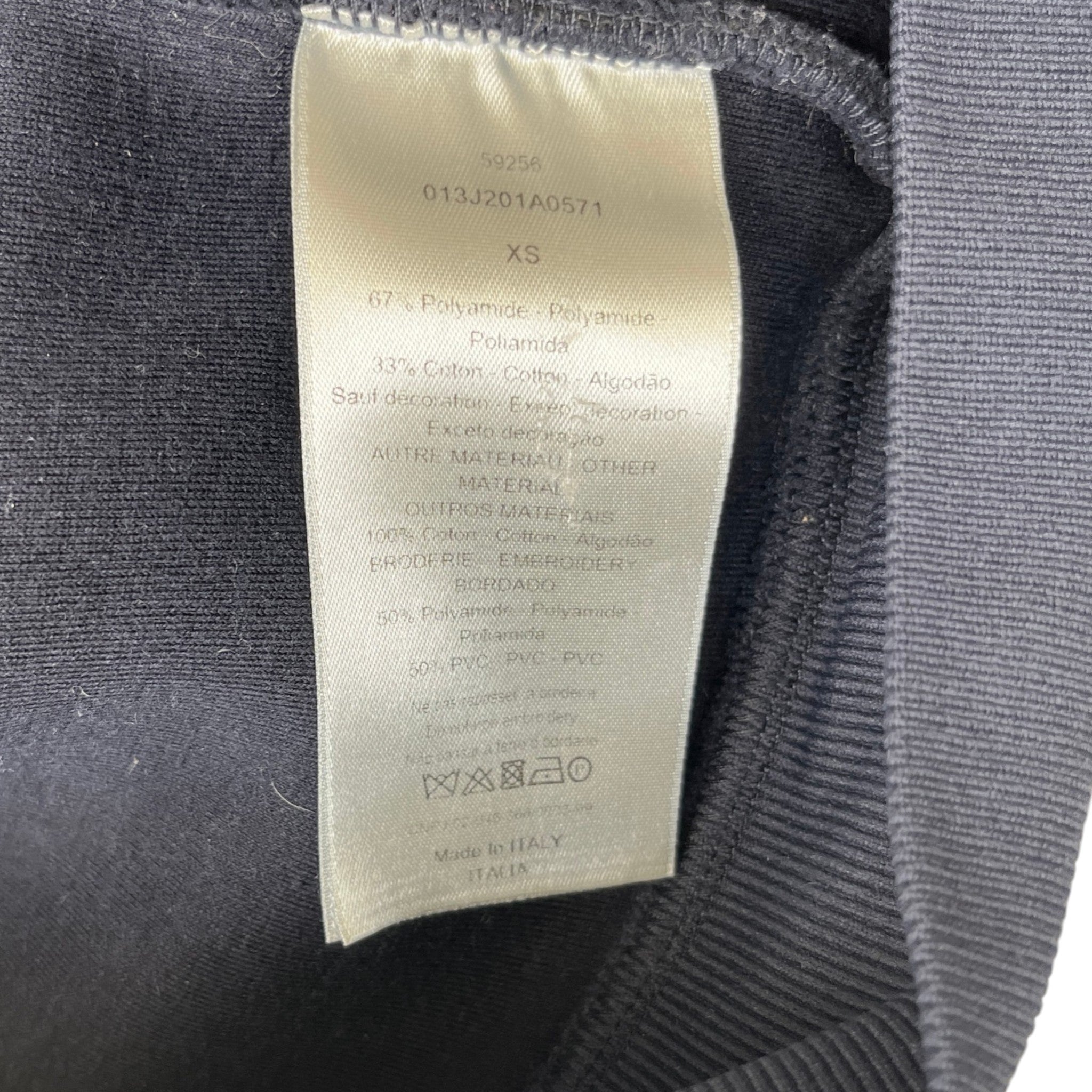 Men's Technical Fabric Track Jacket Navy Size XS