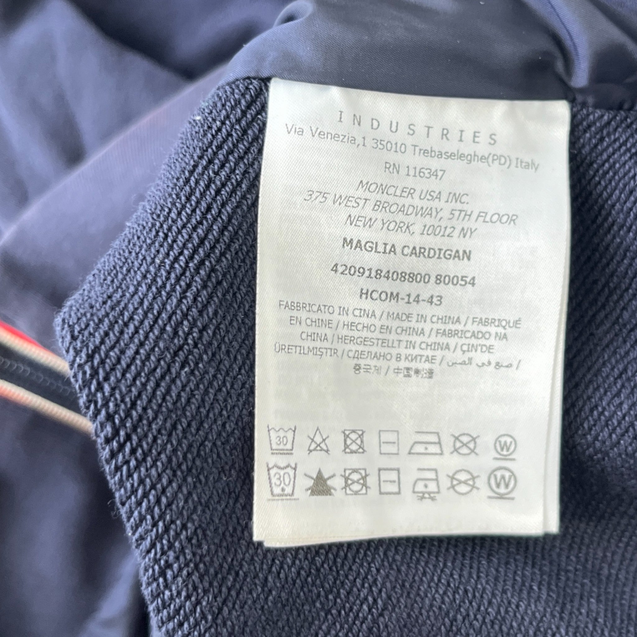 Men's Maglia Jacket Navy Size XL