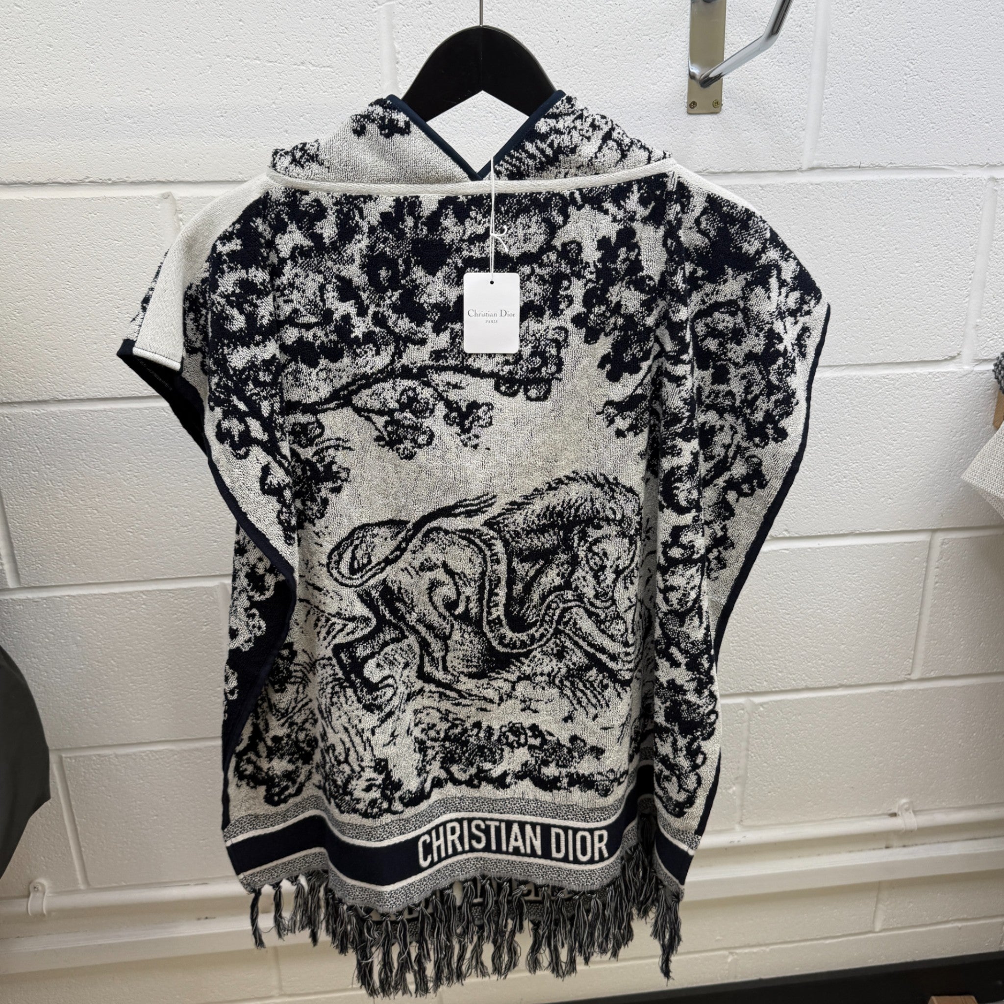 Women's Toile De Jouye Poncho Black