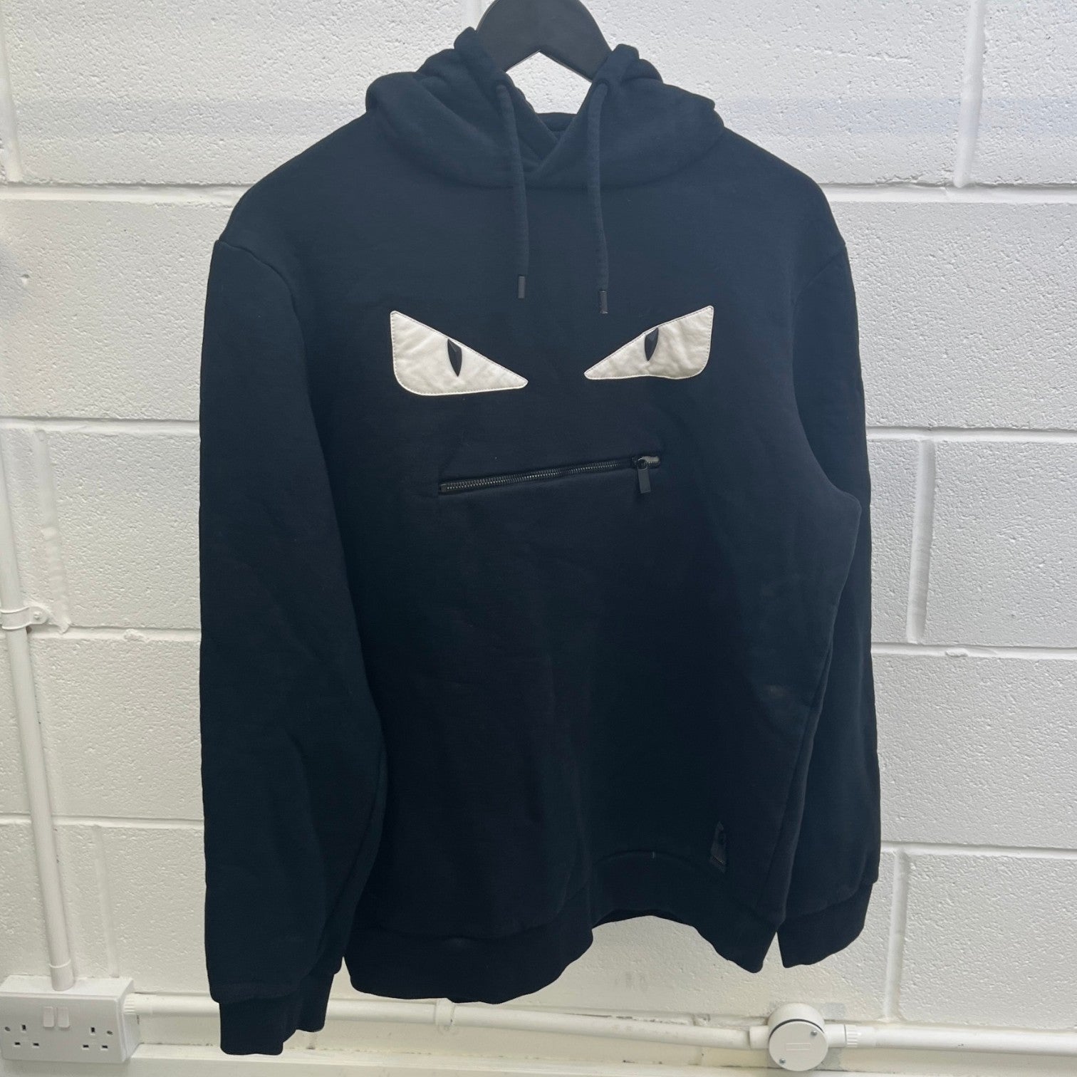 Men's Monster Eye Hoodie Black Size IT 54 / UK XXL