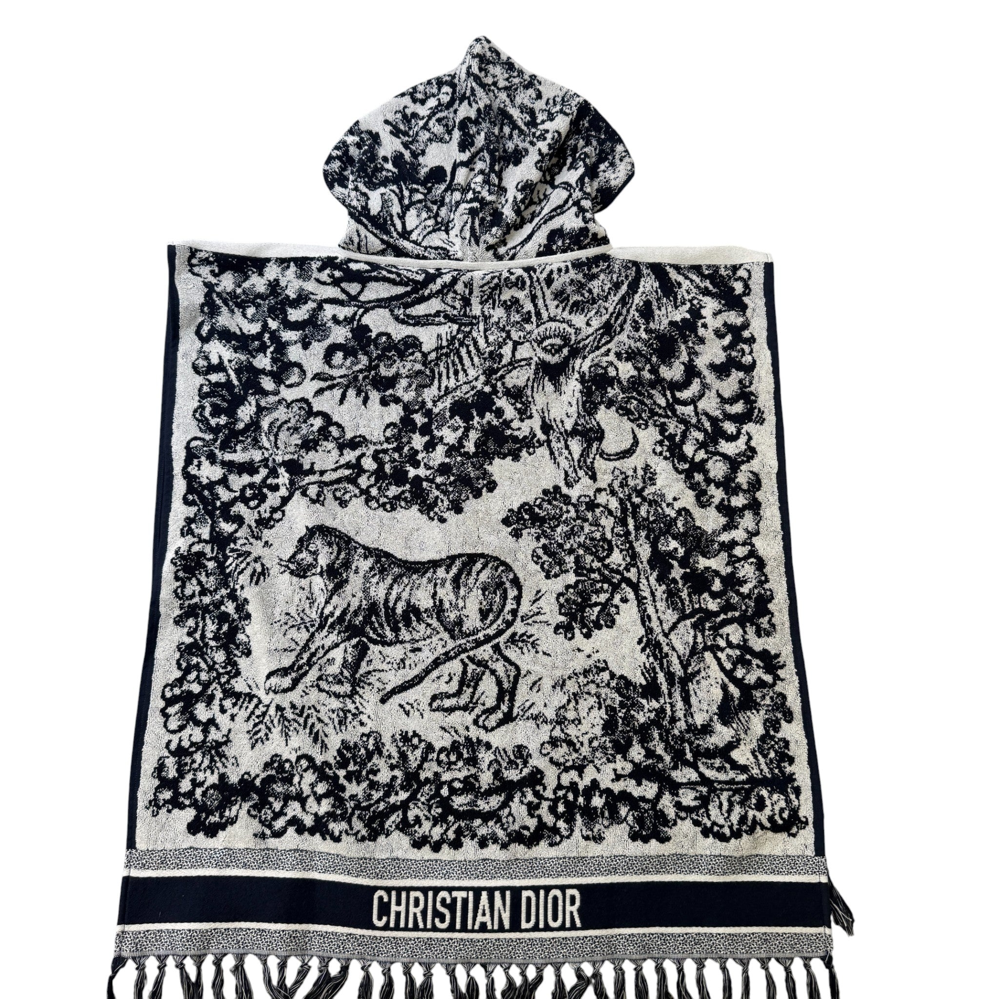 Women's Toile De Jouye Poncho Black