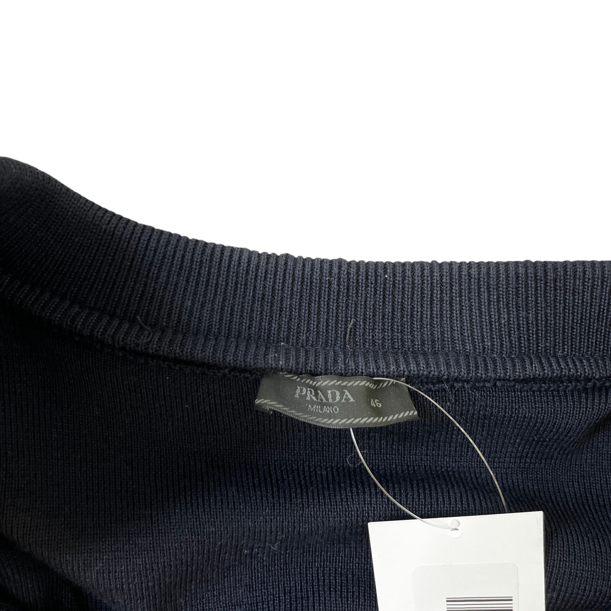 Men's Contrast-Trim Plaque Logo Jacket Navy Size IT 46 / S