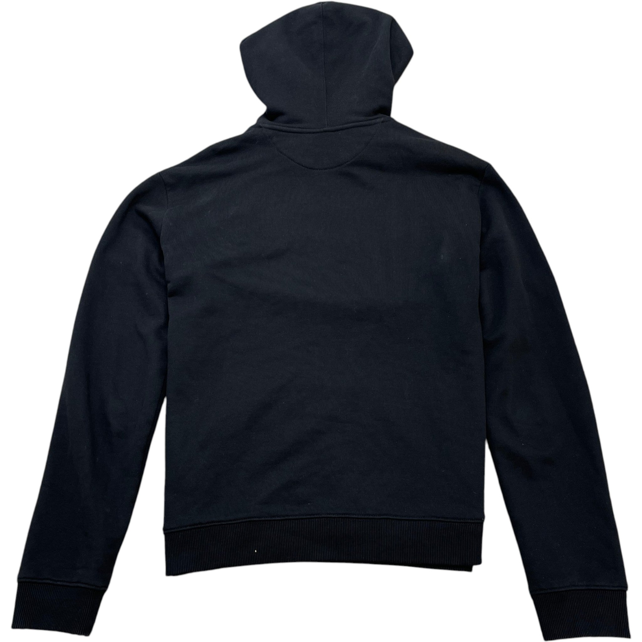 Men's Logo Print Hoodie Black Size M
