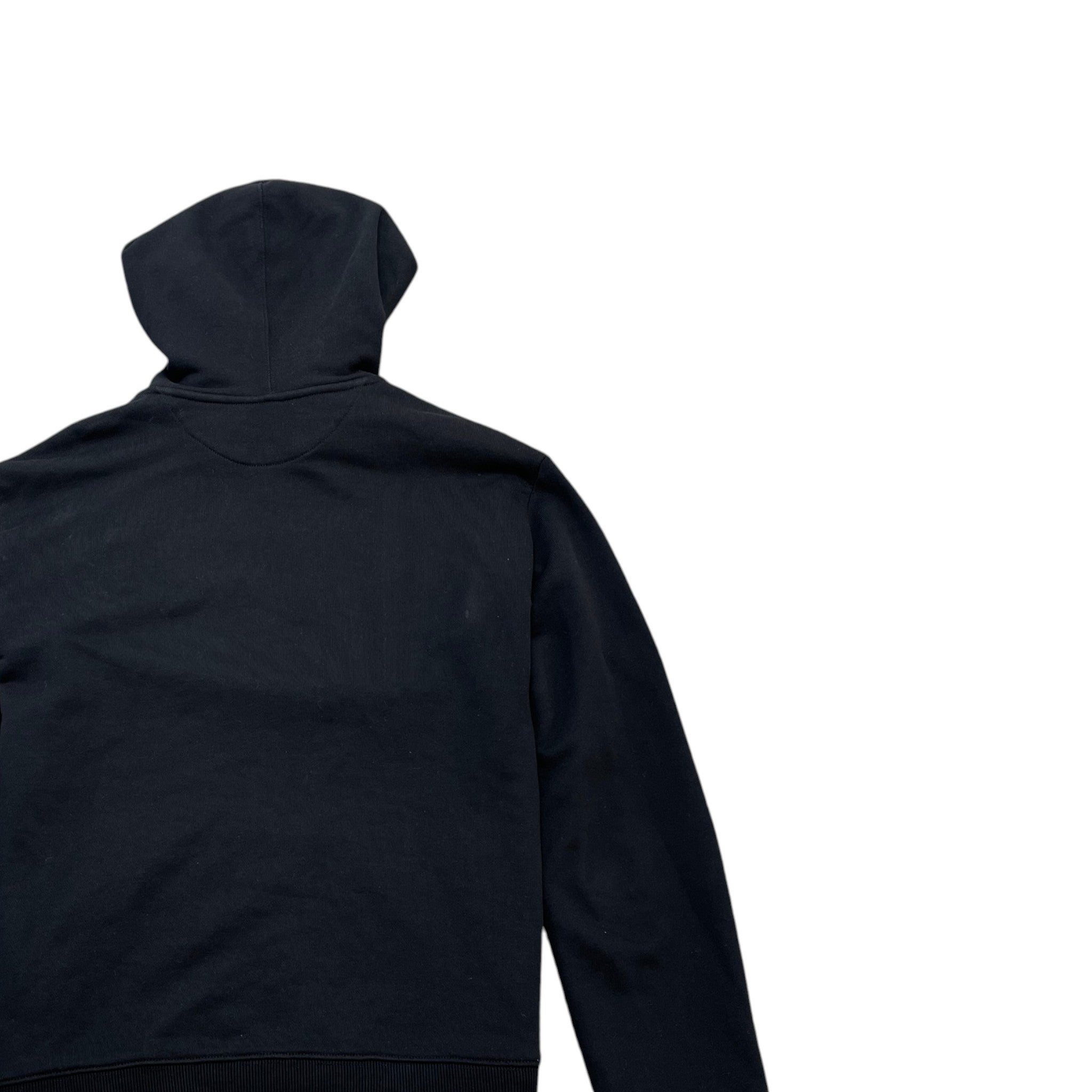Men's Logo Print Hoodie Black Size M