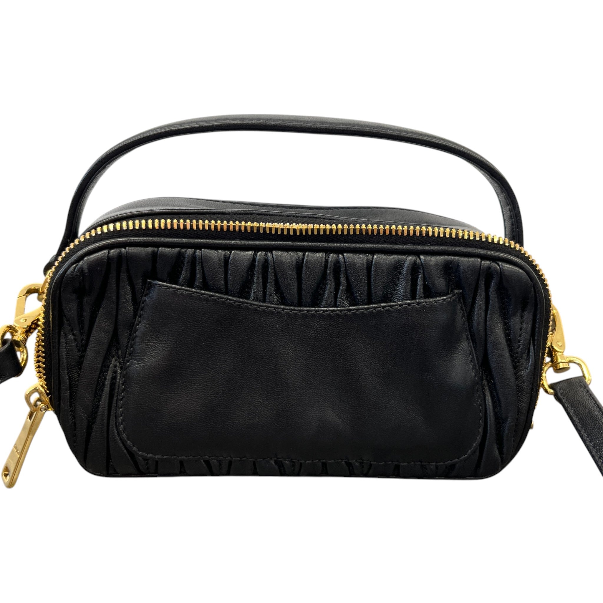 Women's Matelassé Handbag Black