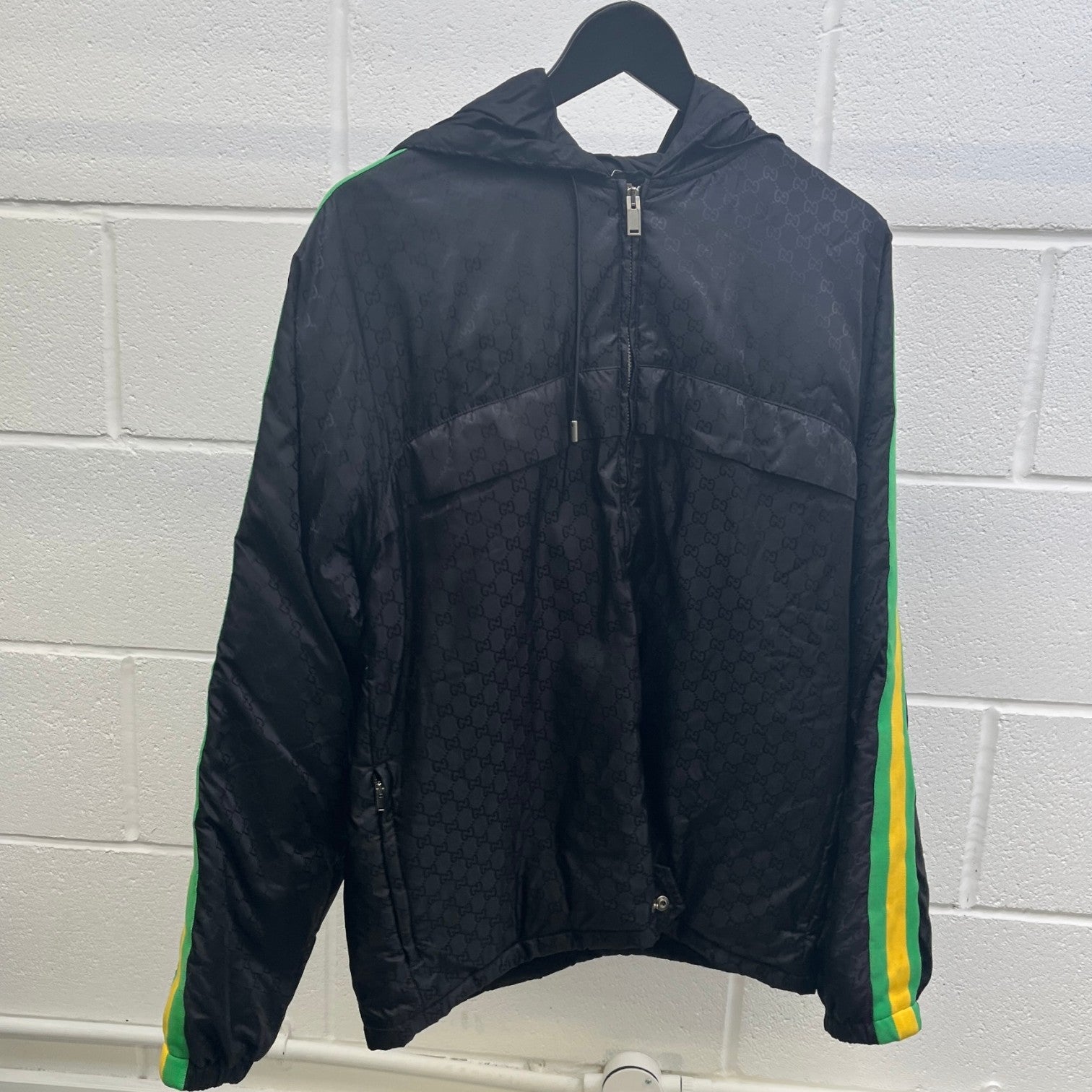 Men's Gg Supreme Jacket Black Size IT 48 / M
