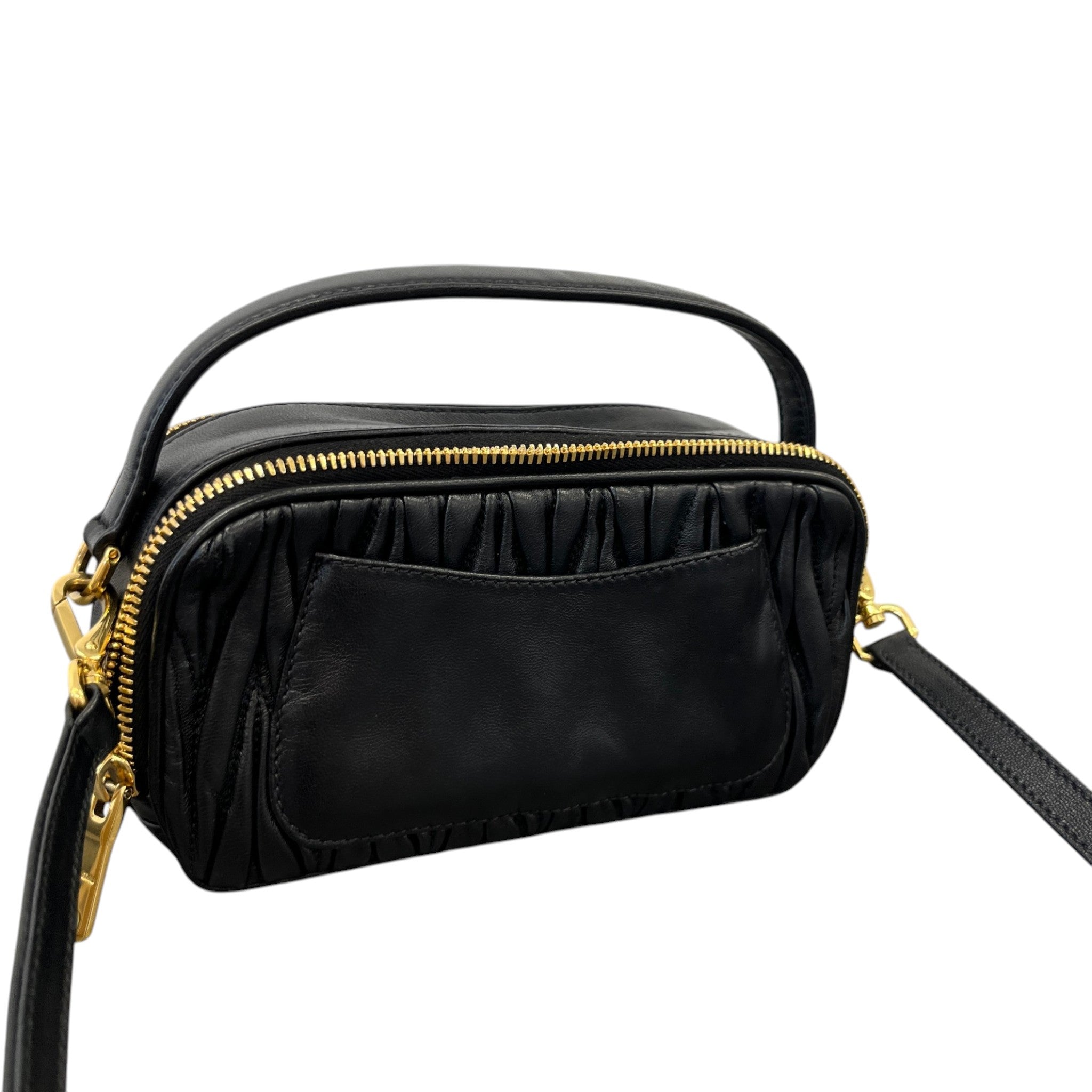 Women's Matelassé Handbag Black