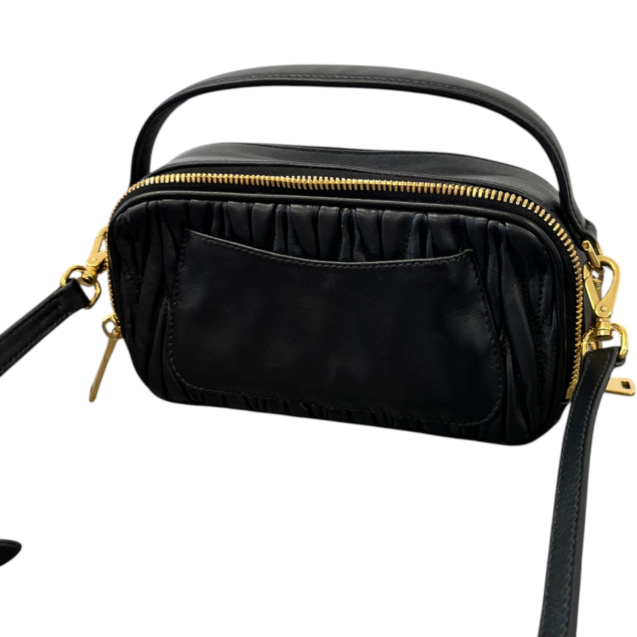 Women's Matelassé Handbag Black