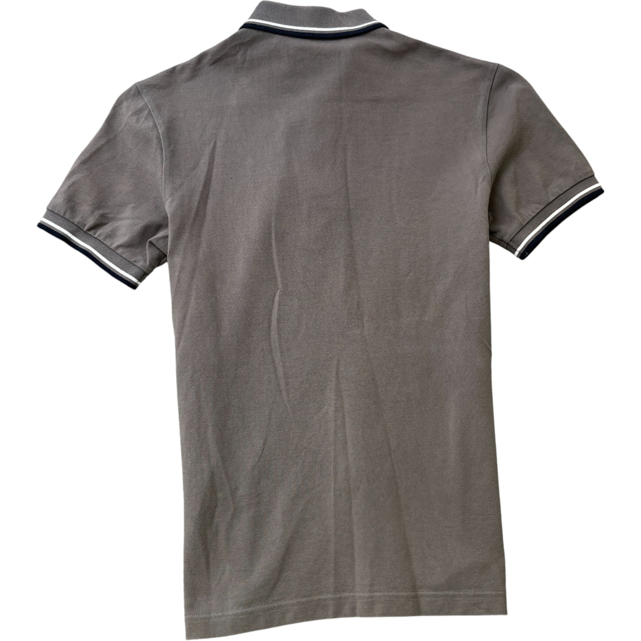 Men's Tab Logo Polo Shirt Grey Size S