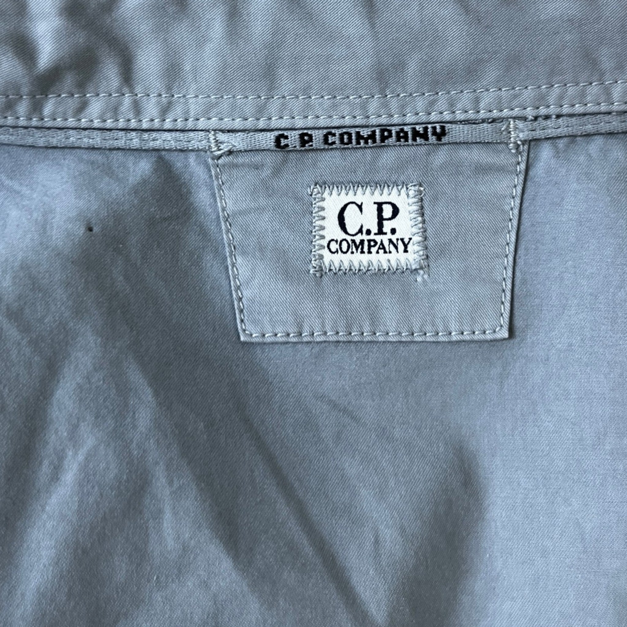 Men's Lens Gabard OverShirt Grey Size XXXL