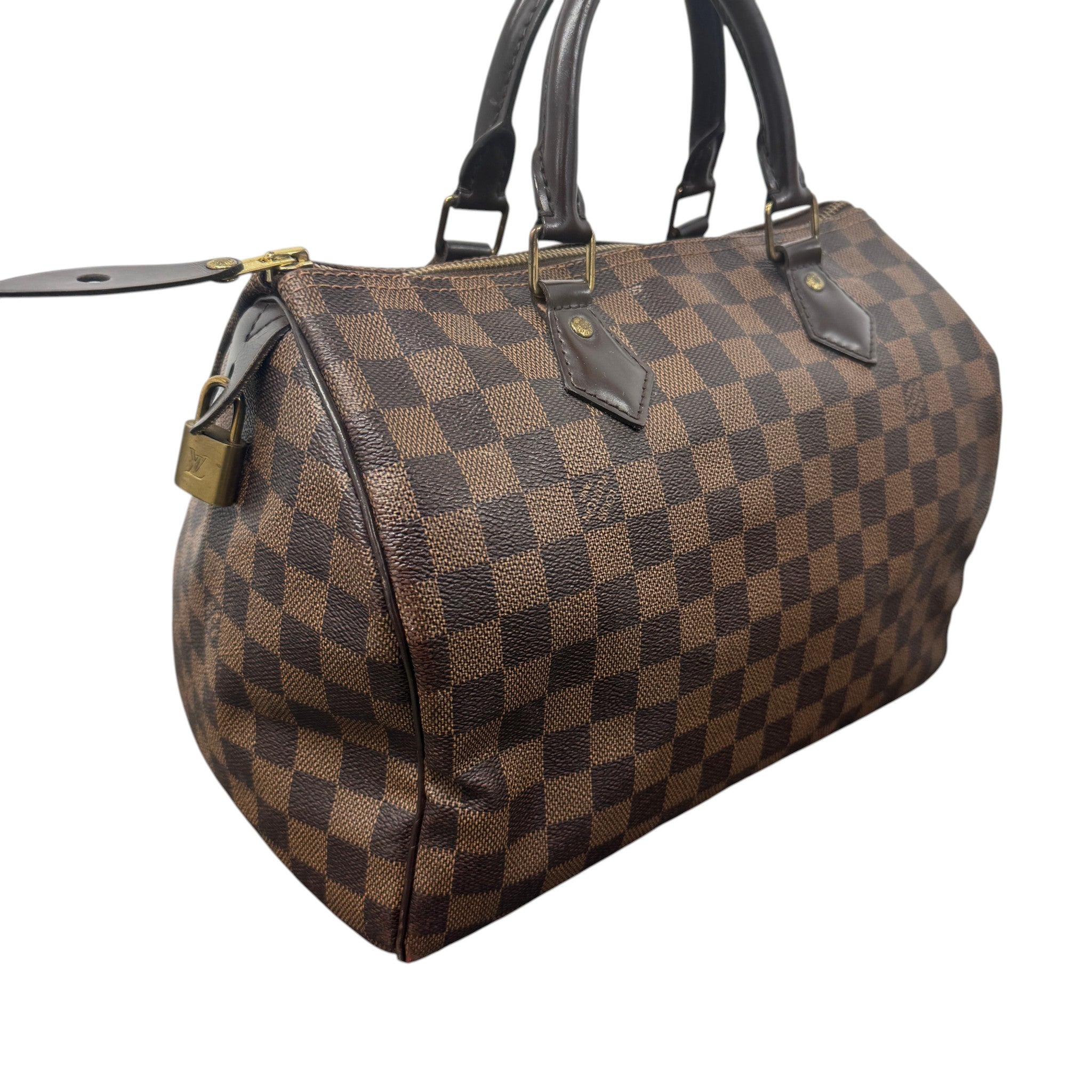 Women's Damier Ebene Speedy 30 Bag Brown