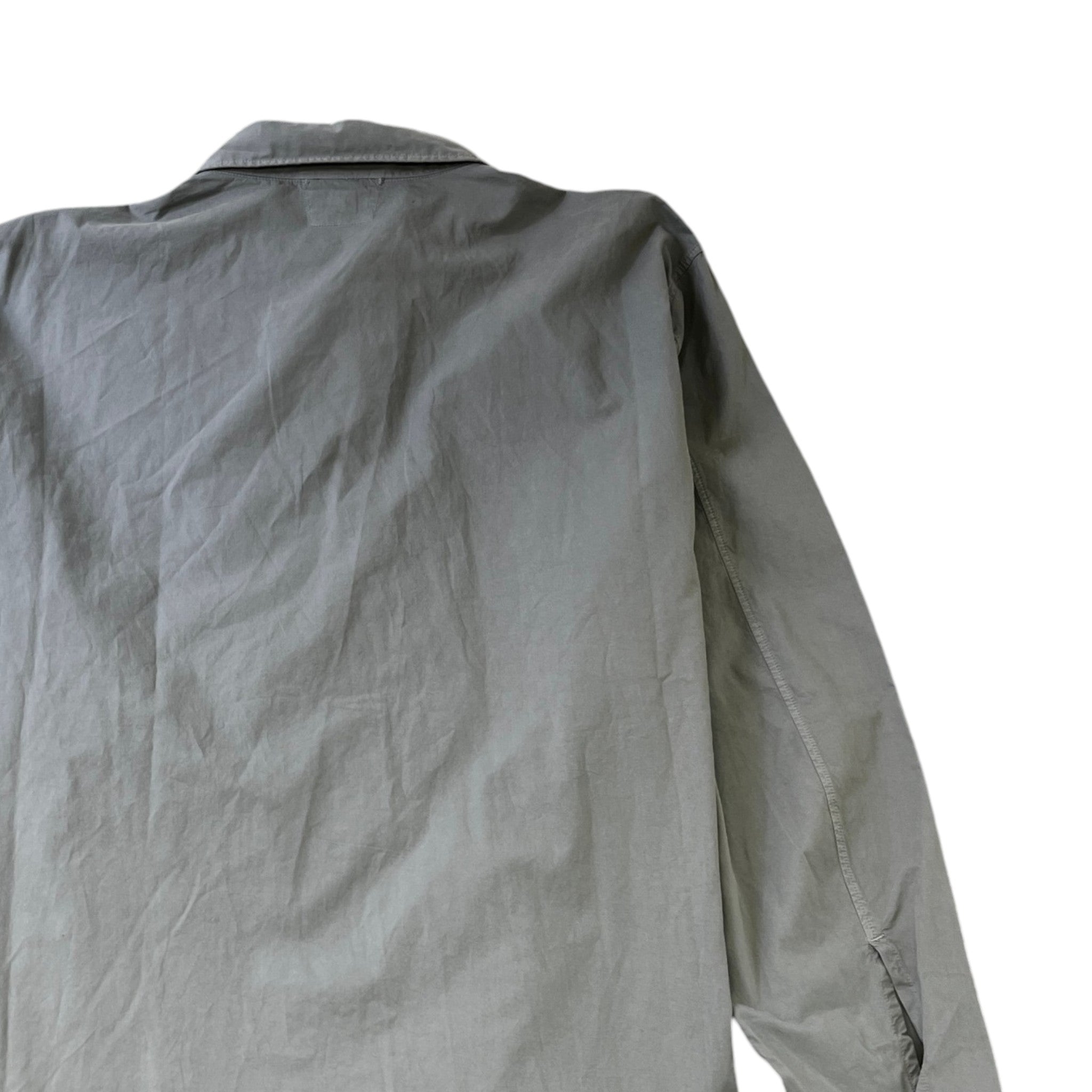 Men's Lens Gabard OverShirt Grey Size XXXL