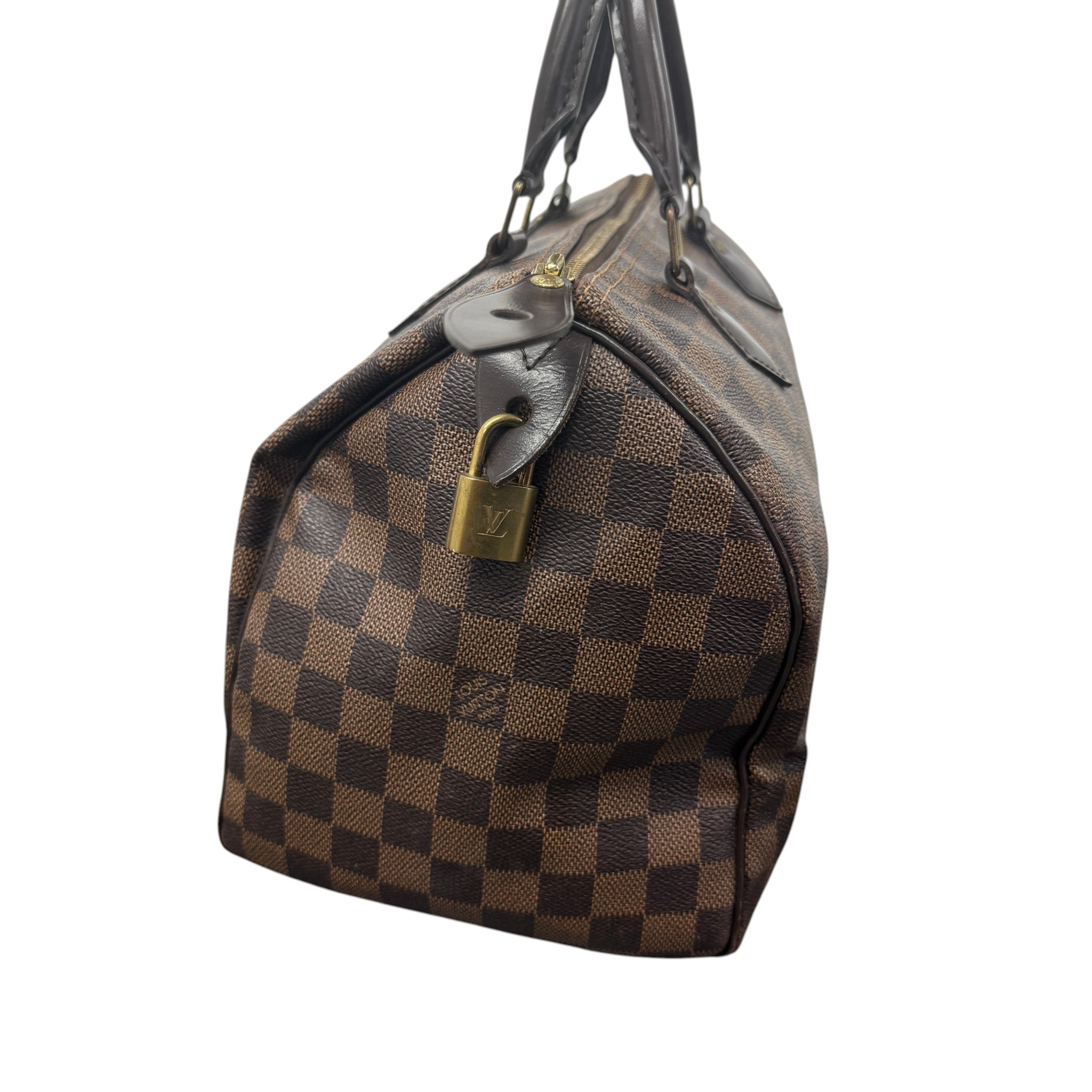 Women's Damier Ebene Speedy 30 Bag Brown