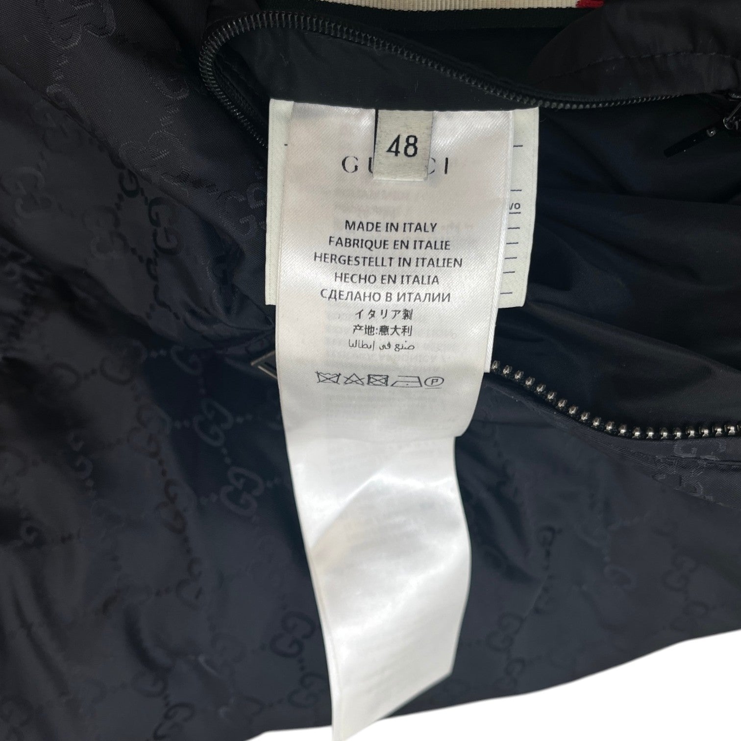 Men's Gg Supreme Jacket Black Size IT 48 / M