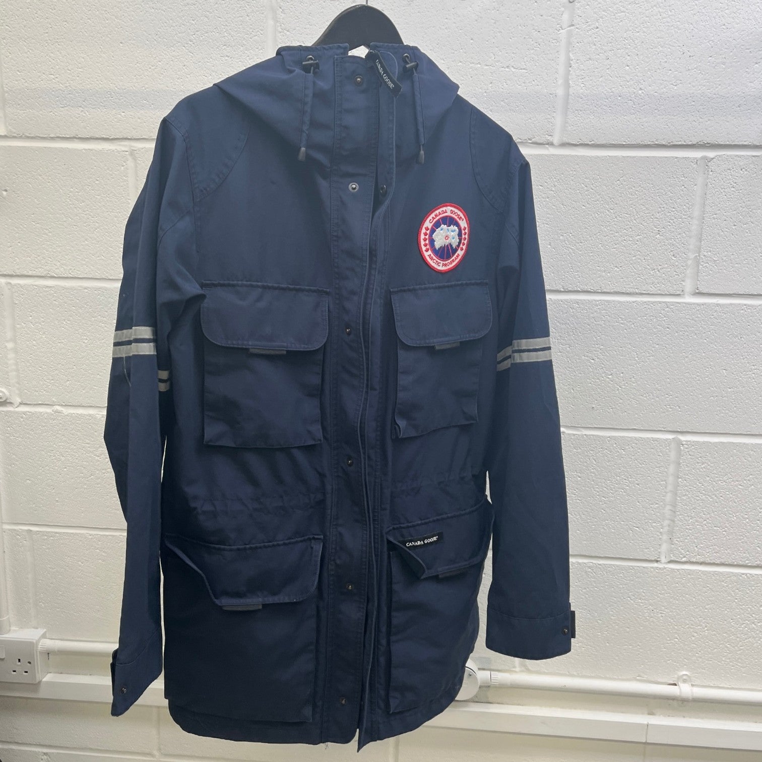 Men's Science Research Down Jacket Navy Size L