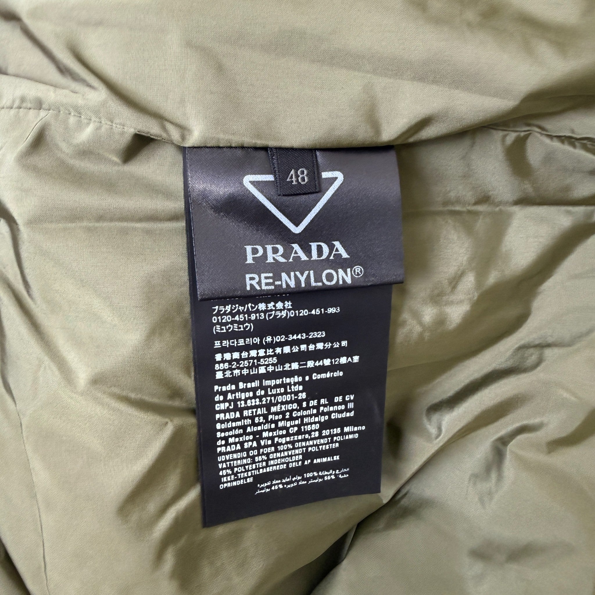 Men's Plaque Logo Gilet Khaki Size IT 48 / M