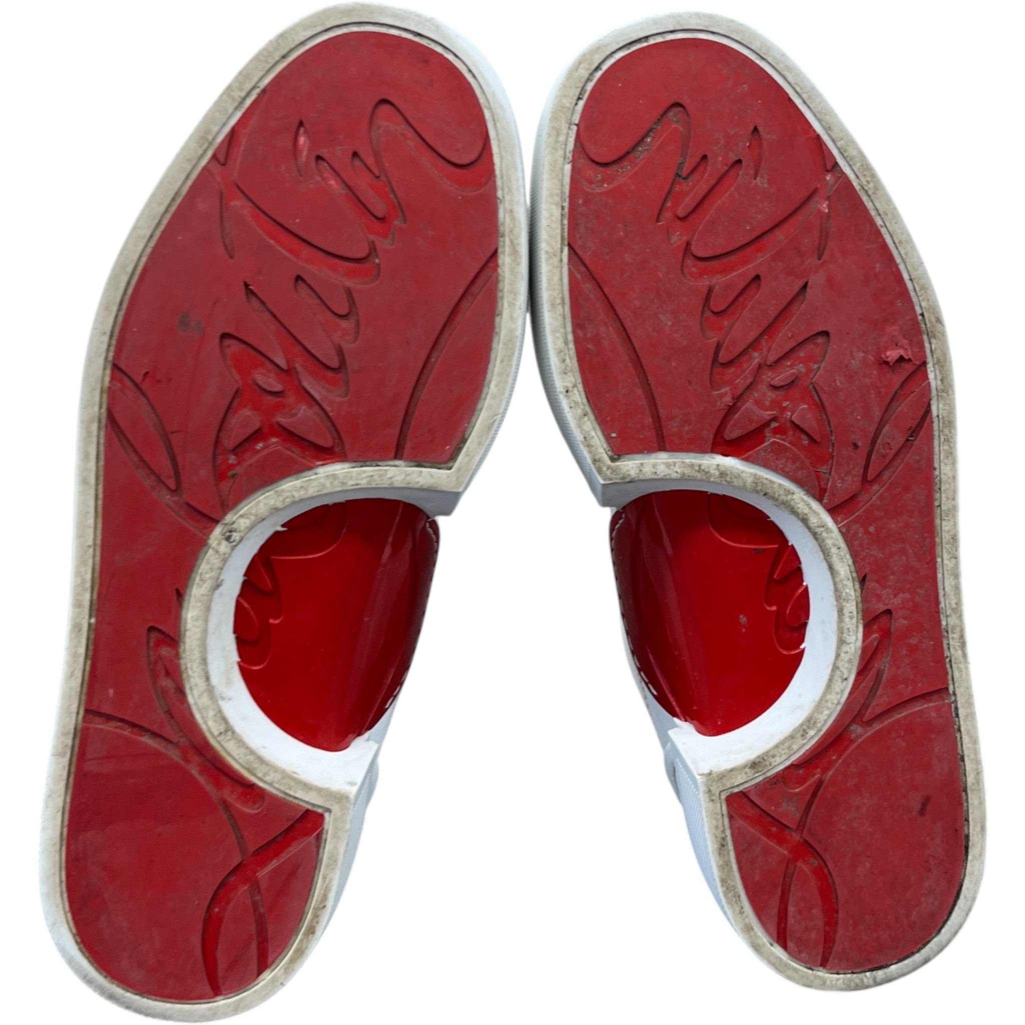 Men's Adolon Junior Flat Low Trainers White Size EU 41 / UK 7