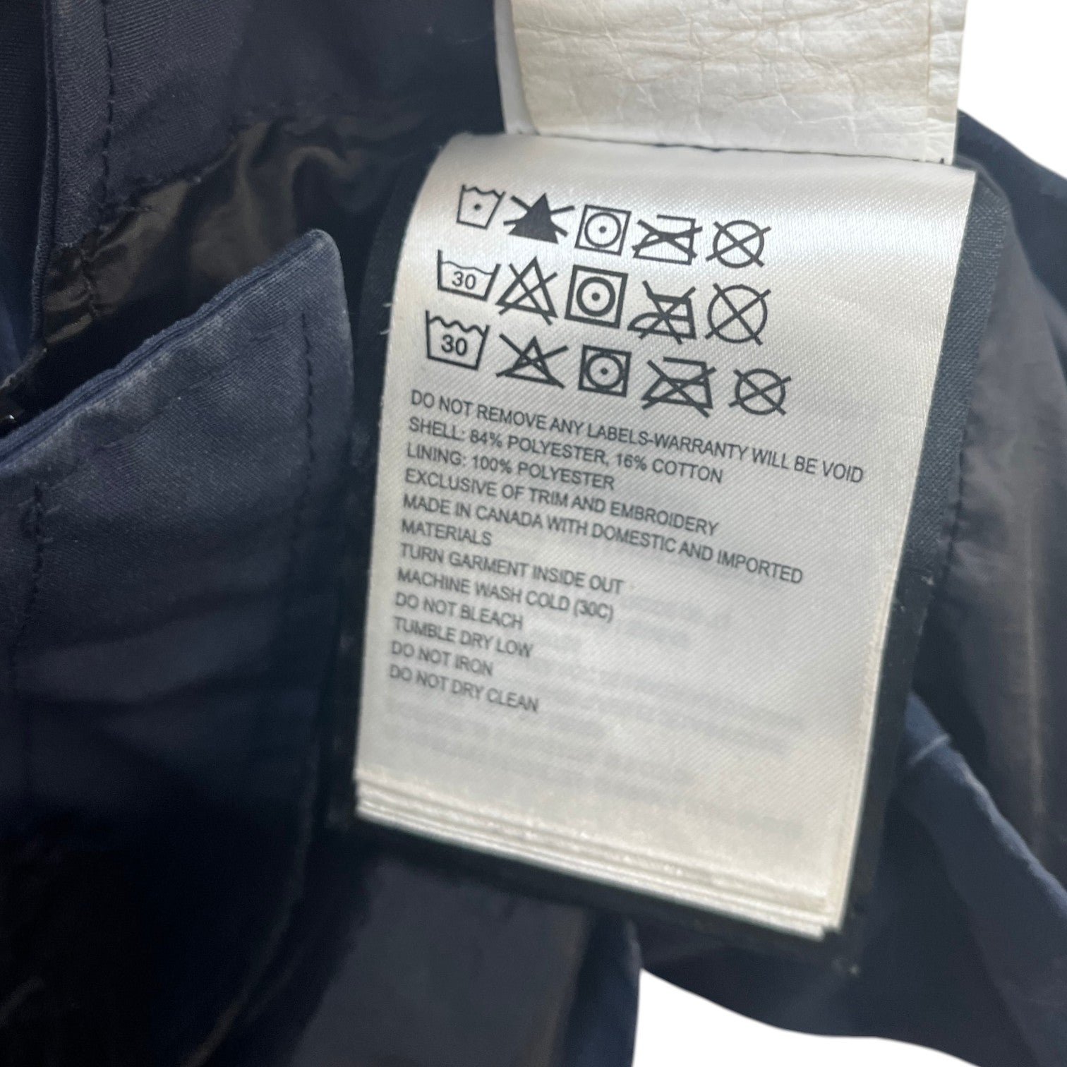 Men's Science Research Down Jacket Navy Size L