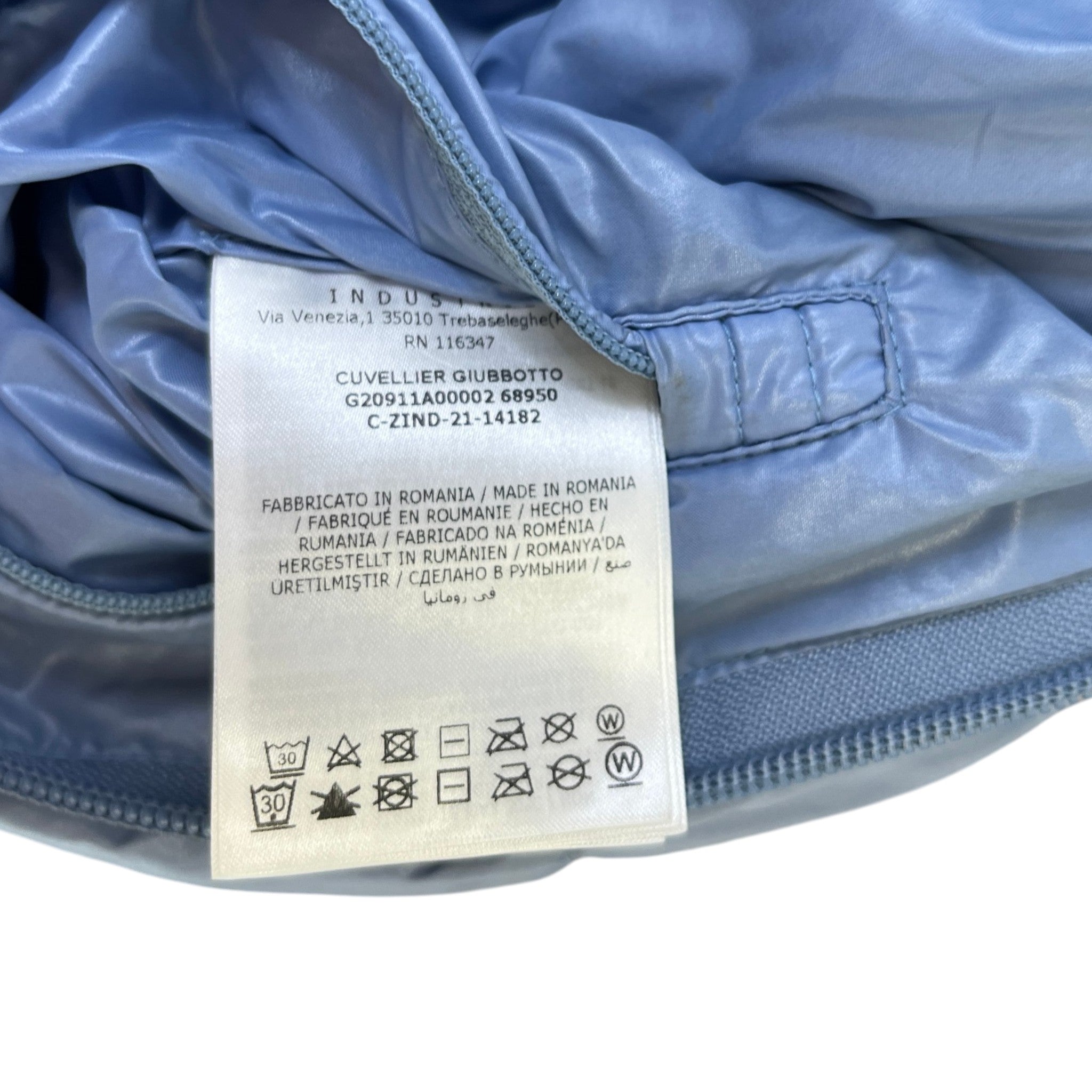 Men's Cuvellier Down Jacket Blue Size 2 / M